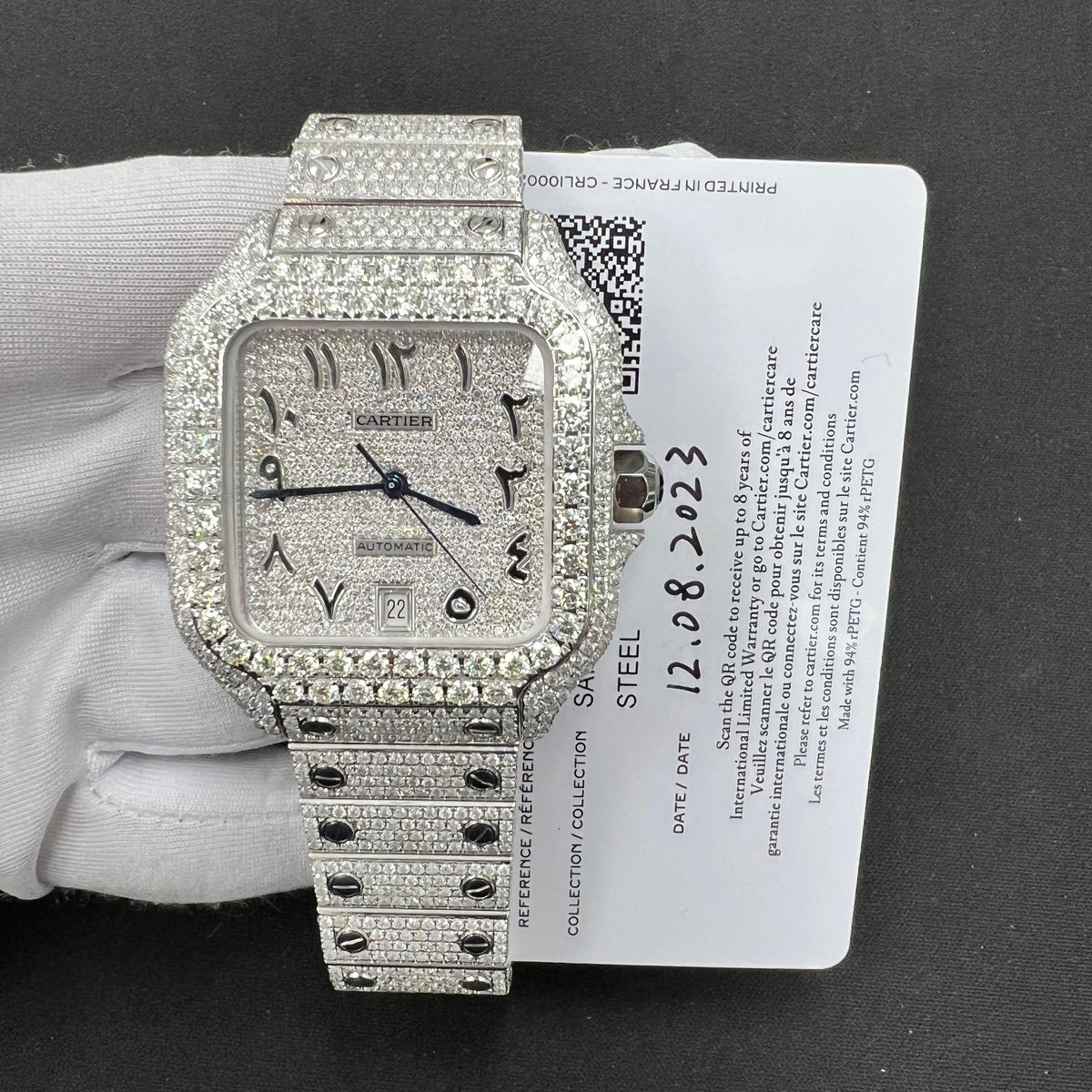 CARTIER SANTOS WSSA0018 — view 3 — Laura Milman New York