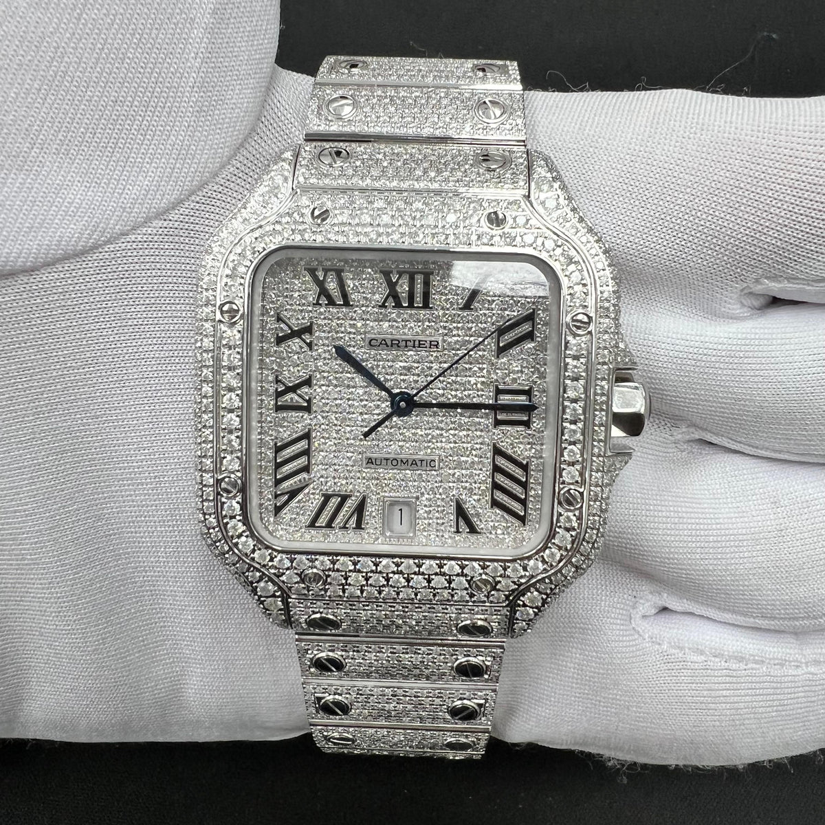 CARTIER SANTOS WSSA0018 — view 2 — Laura Milman New York