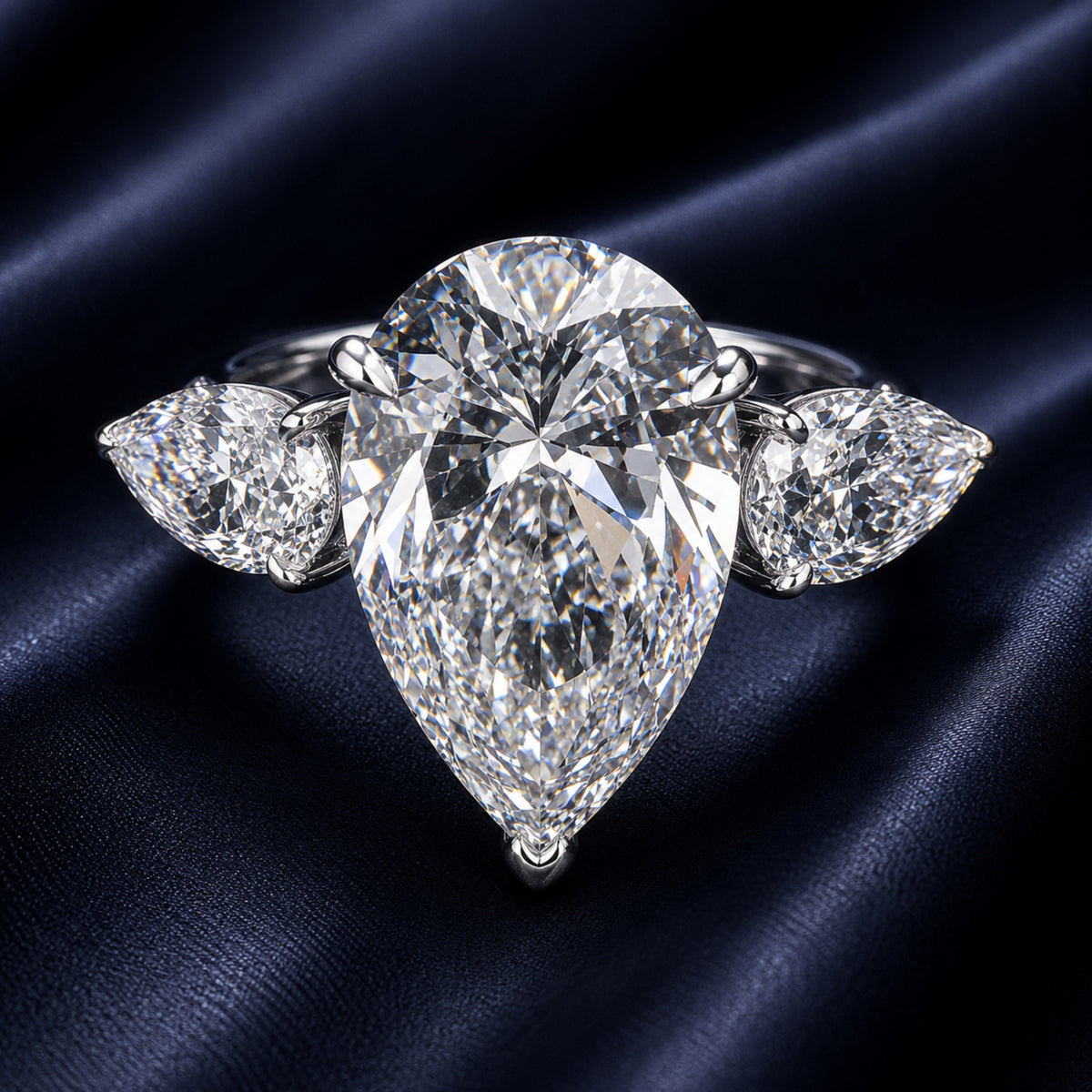 Three Stone Lab Grown Diamond Engagement Ring — Laura Milman New York