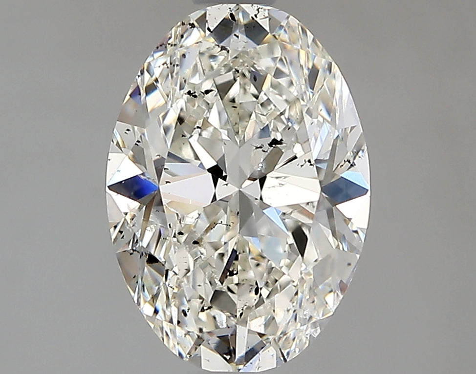 1.71ct Oval Natural Diamond — I SI2, GIA Certified