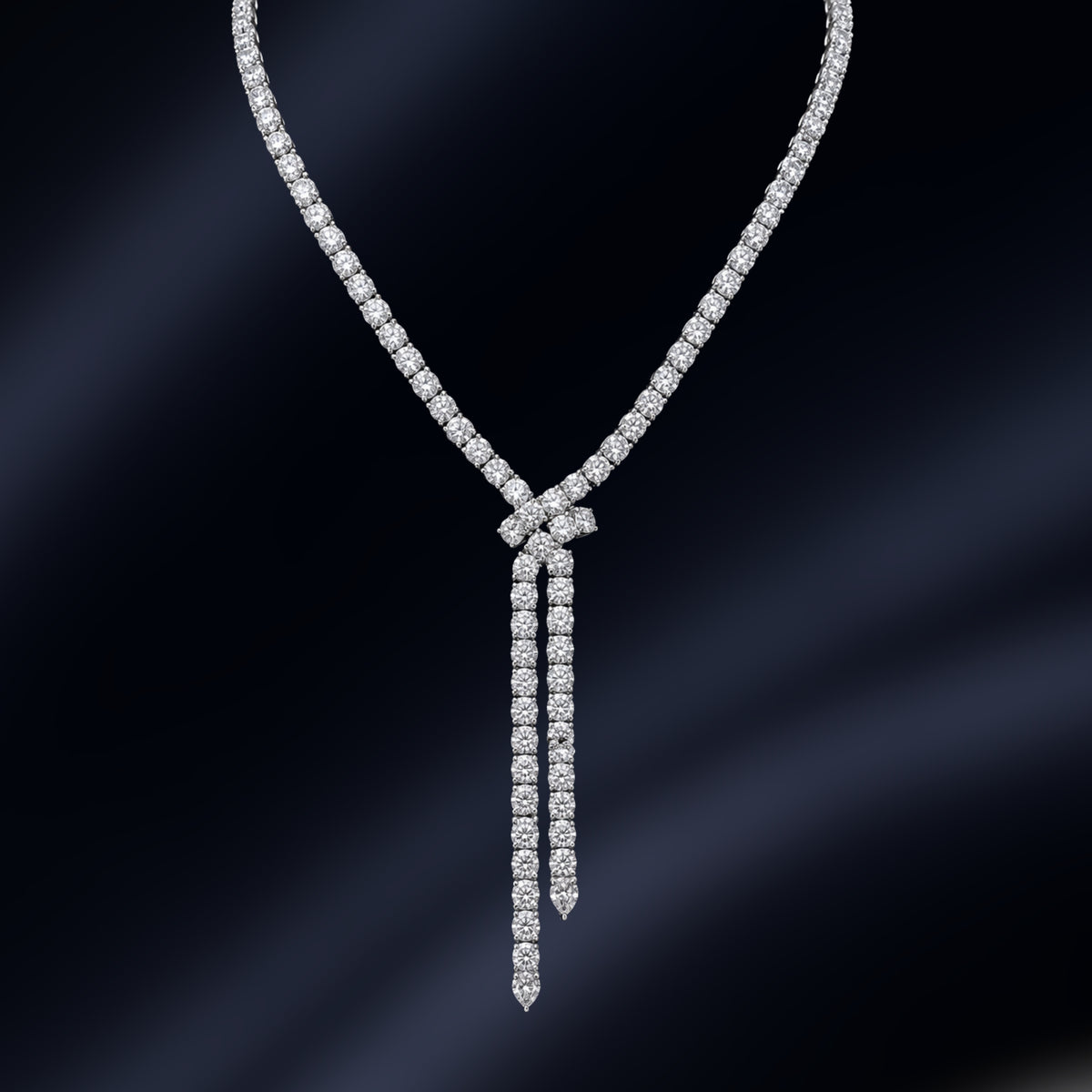 Diamond Lariat Necklace — Laura Milman New York