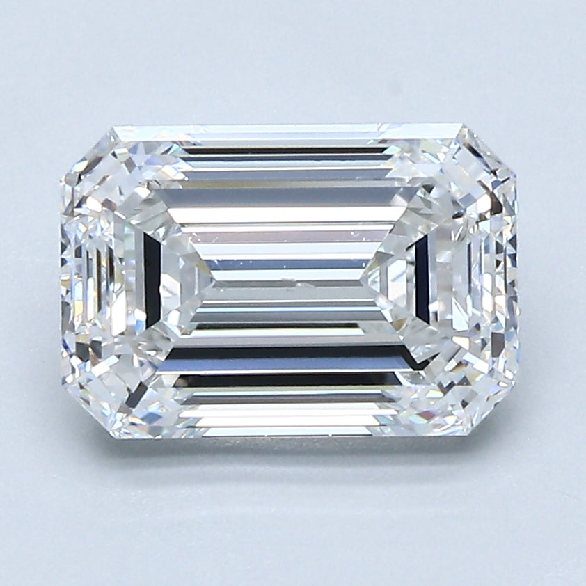 2.5ct Emerald Natural Diamond — E SI1, GIA Certified