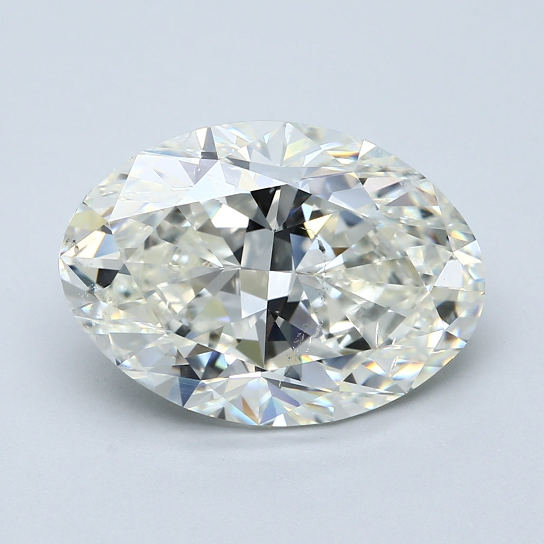 7.04ct Oval Natural Diamond — J SI2, GIA Certified