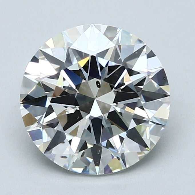2.66ct Round Natural Diamond — H SI1, GIA Certified