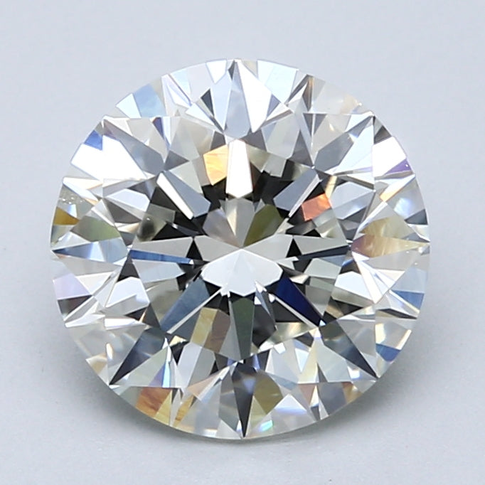 3.01ct Round Natural Diamond — I SI2, GIA Certified