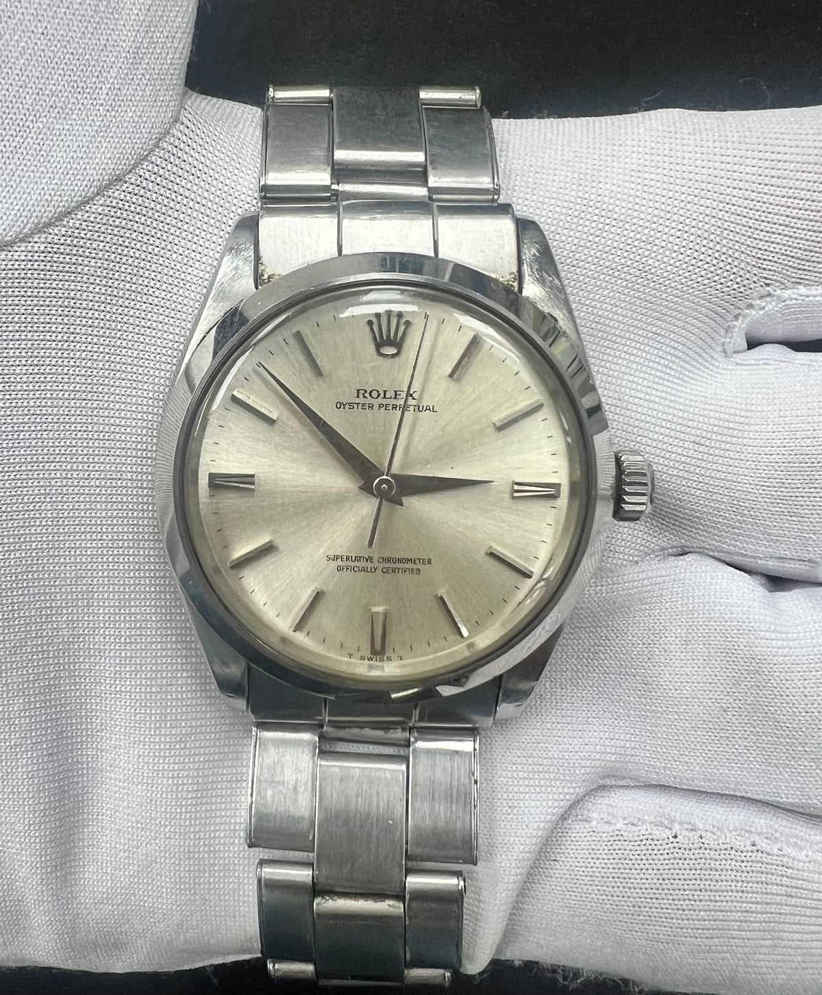 ROLEX OYSTER PERPETUAL 6718 — view 2 — Laura Milman New York