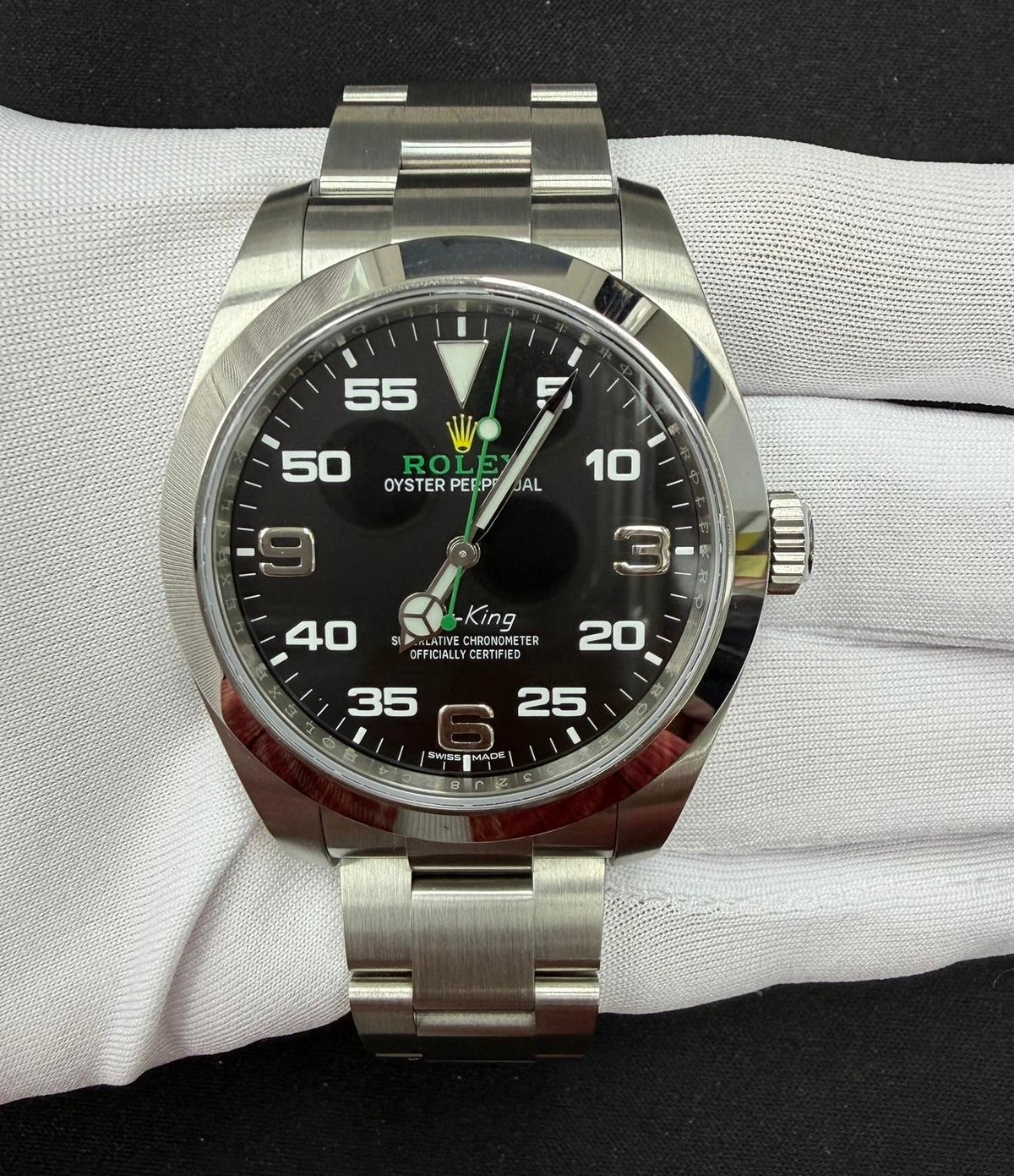 ROLEX AIR-KING 116900 — view 2 — Laura Milman New York