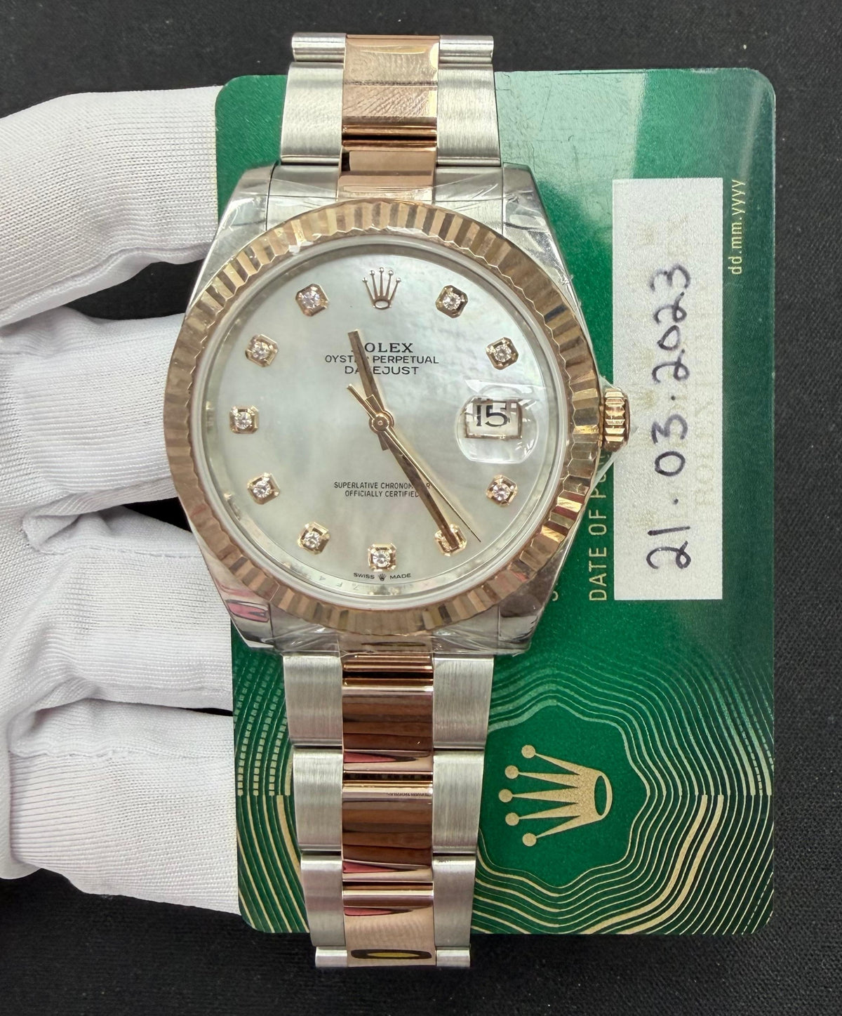 ROLEX DATEJUST 126331 — view 3 — Laura Milman New York