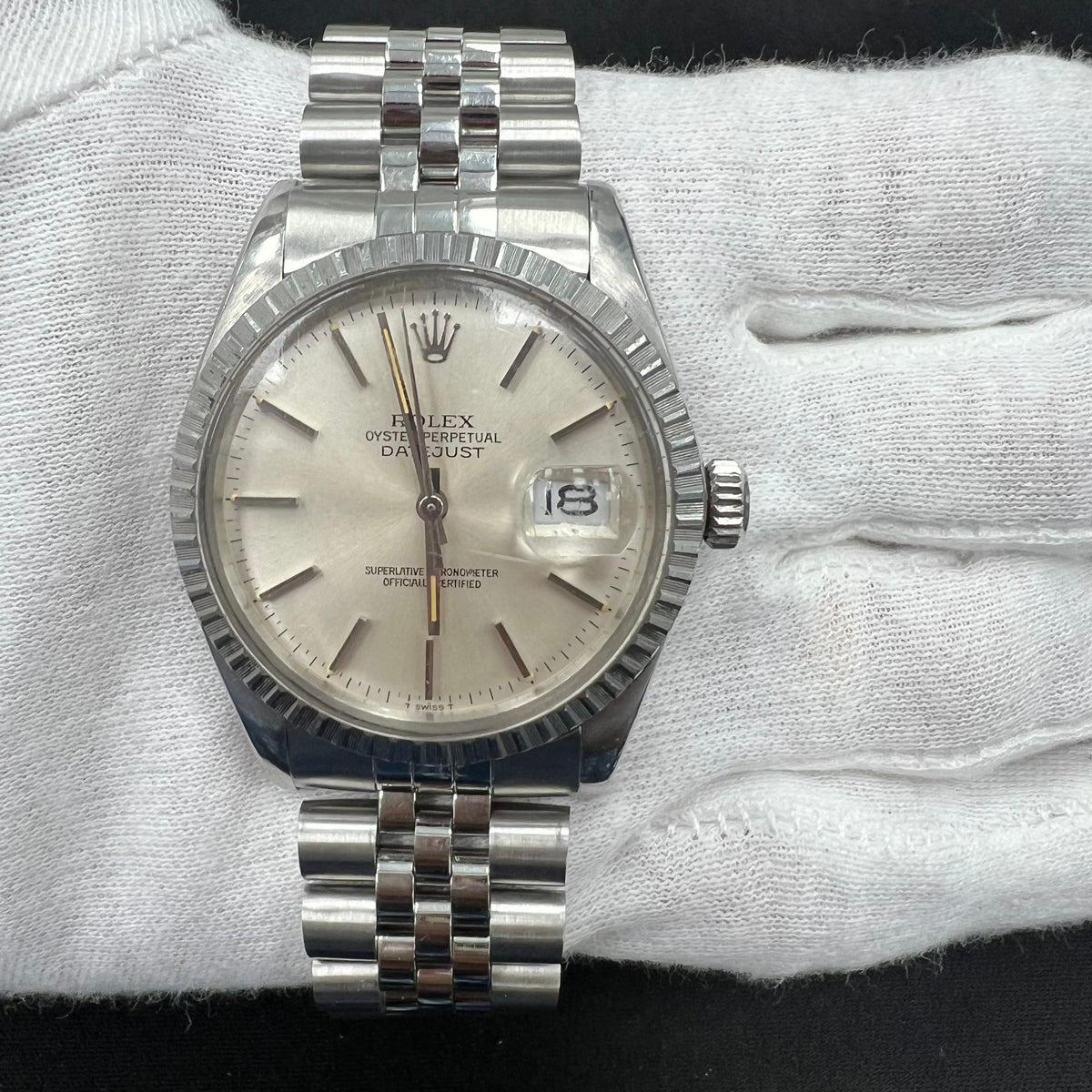 ROLEX DATEJUST 1603 — view 2 — Laura Milman New York
