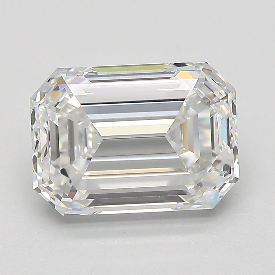 3.5ct Emerald Natural Diamond — F SI1, GIA Certified