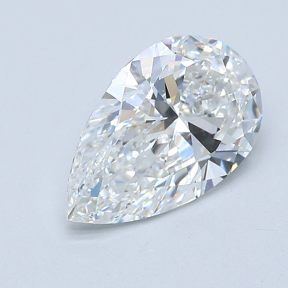 2.01ct Pear Natural Diamond — F VS1, GIA Certified