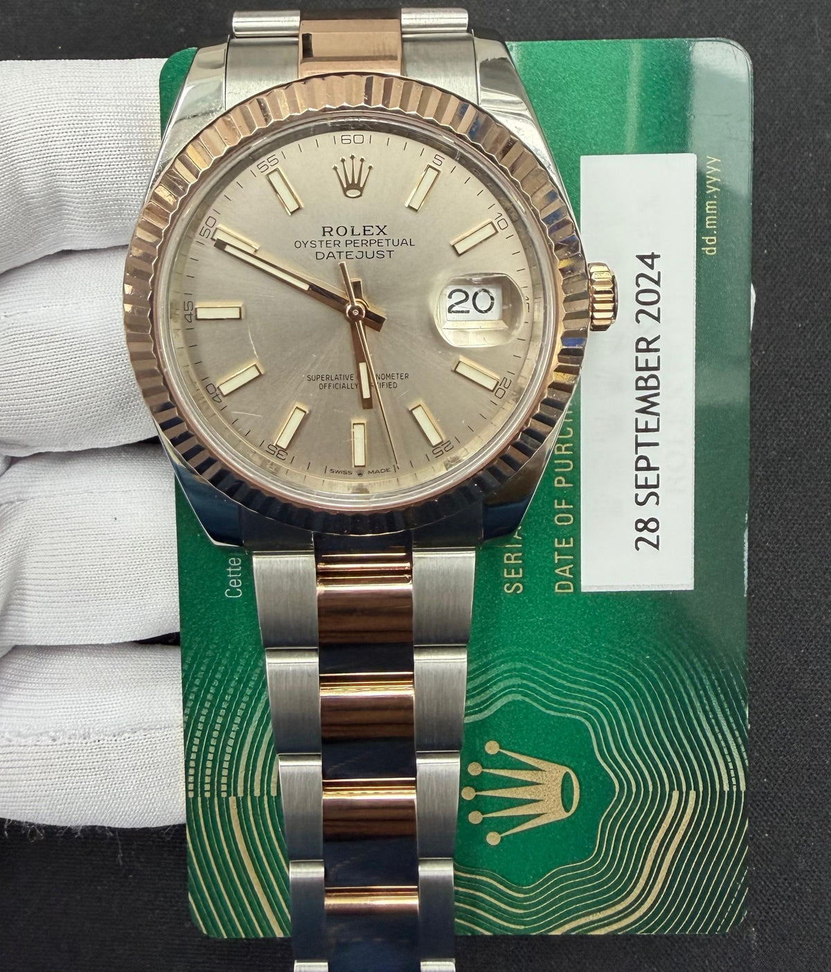 ROLEX DATEJUST 126331 — view 3 — Laura Milman New York