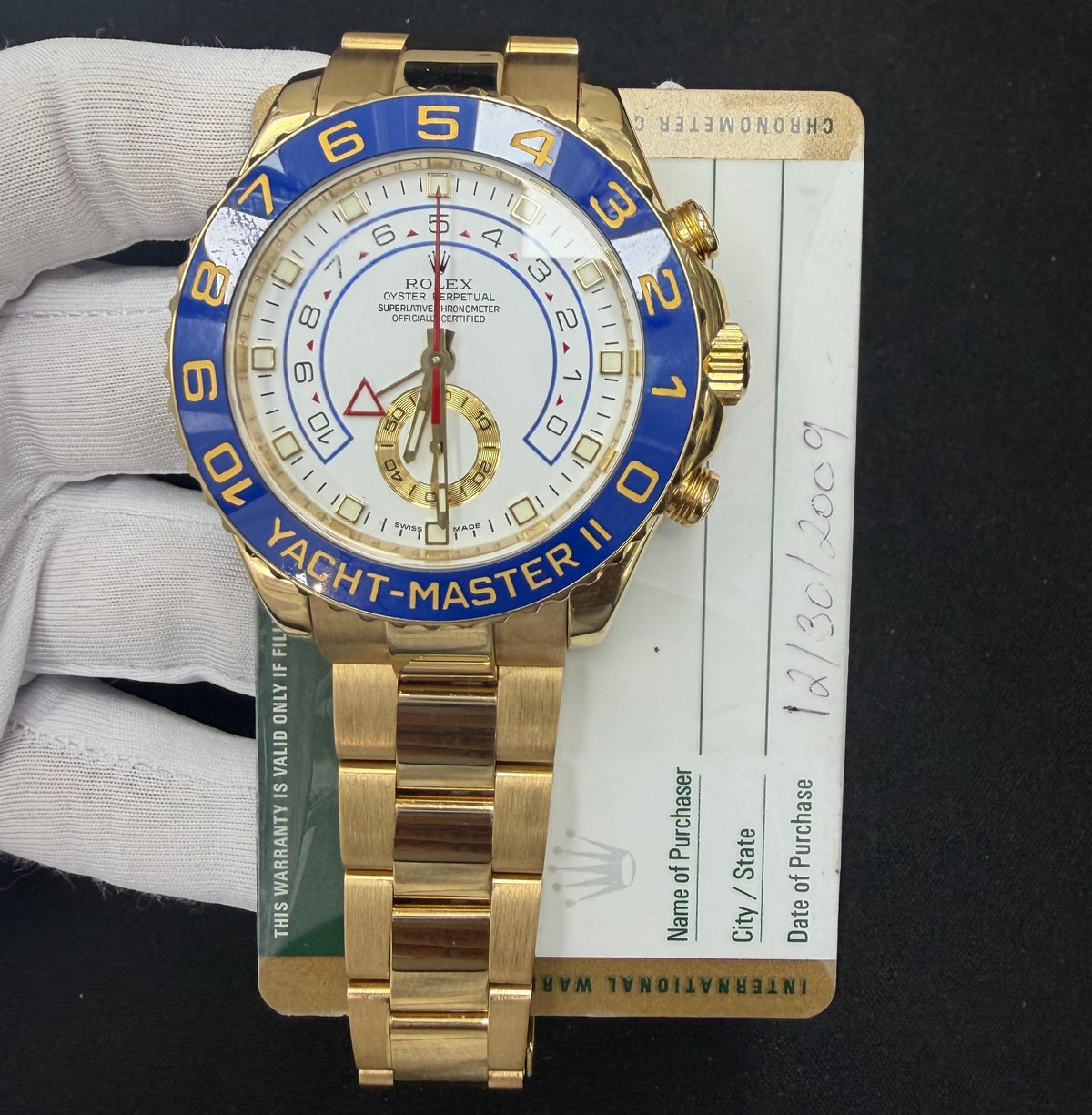 ROLEX YACHT-MASTER II 116688 — view 3 — Laura Milman New York