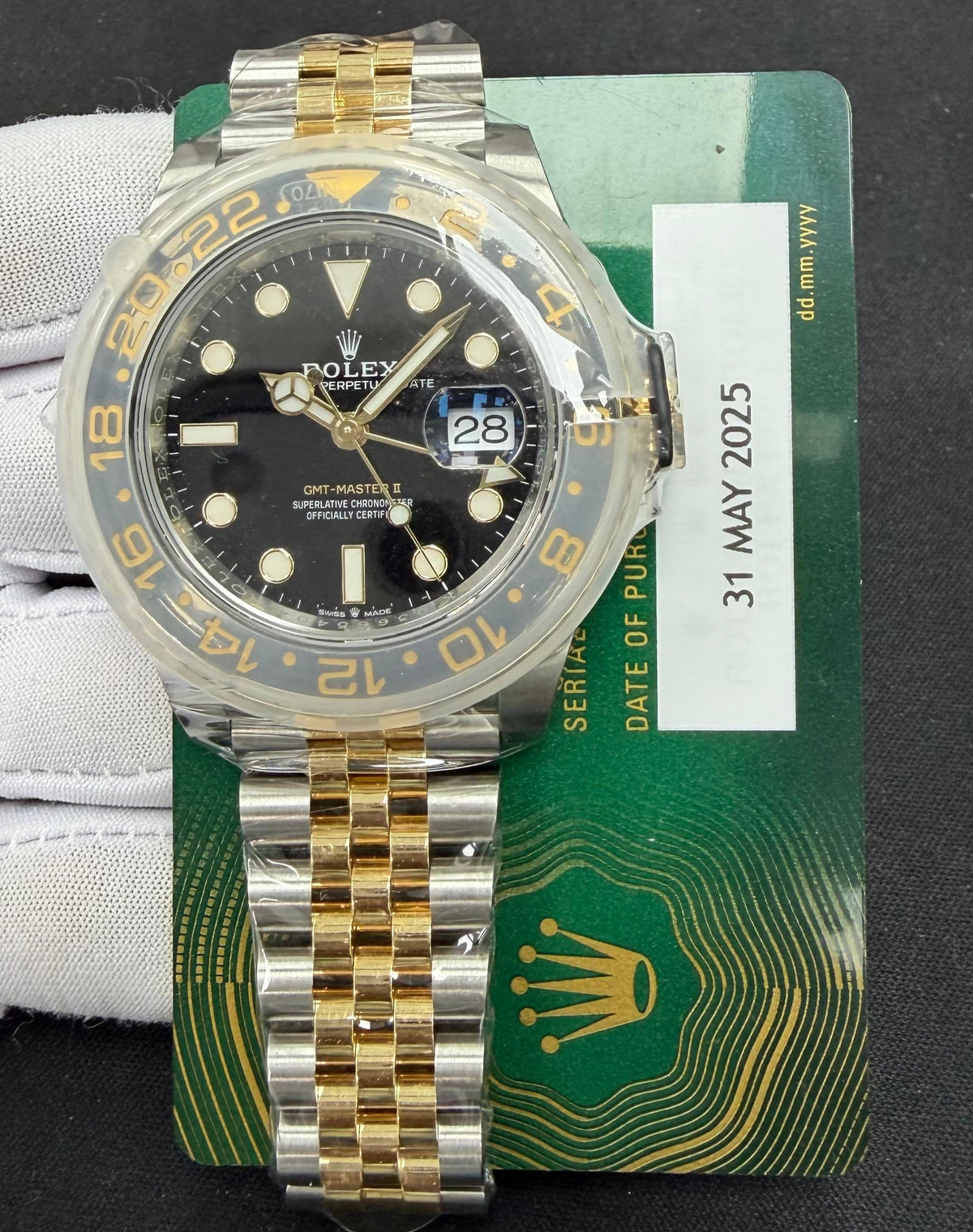 ROLEX GMT MASTER II 126713GRNR — view 3 — Laura Milman New York