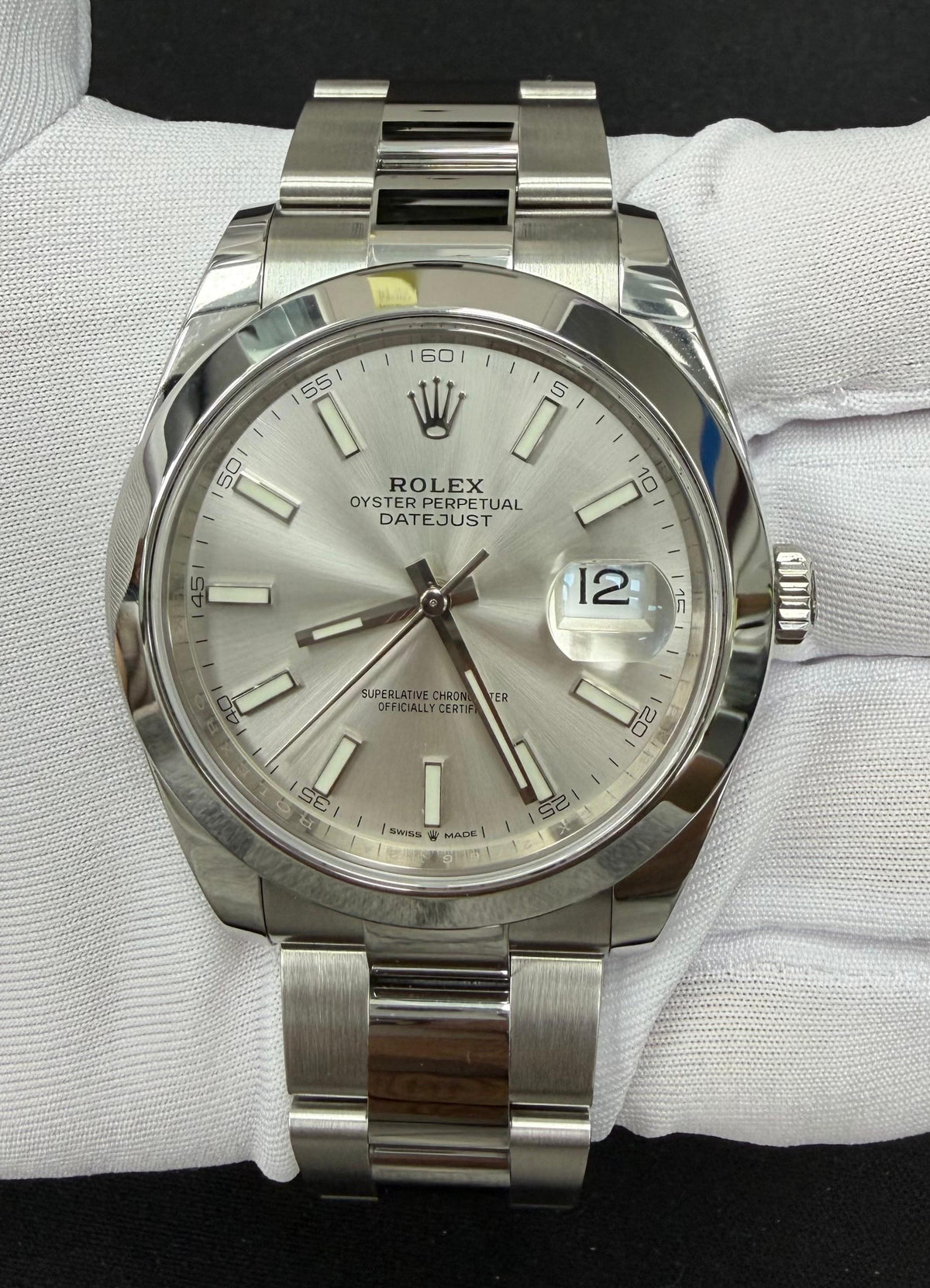ROLEX DATEJUST II 126300 — view 2 — Laura Milman New York