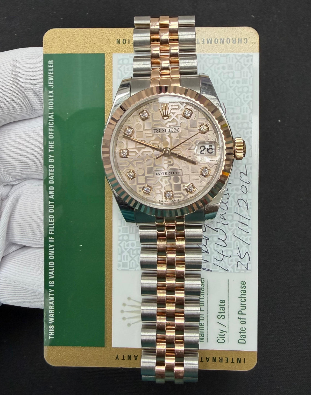 ROLEX DATEJUST 178271 — view 3 — Laura Milman New York