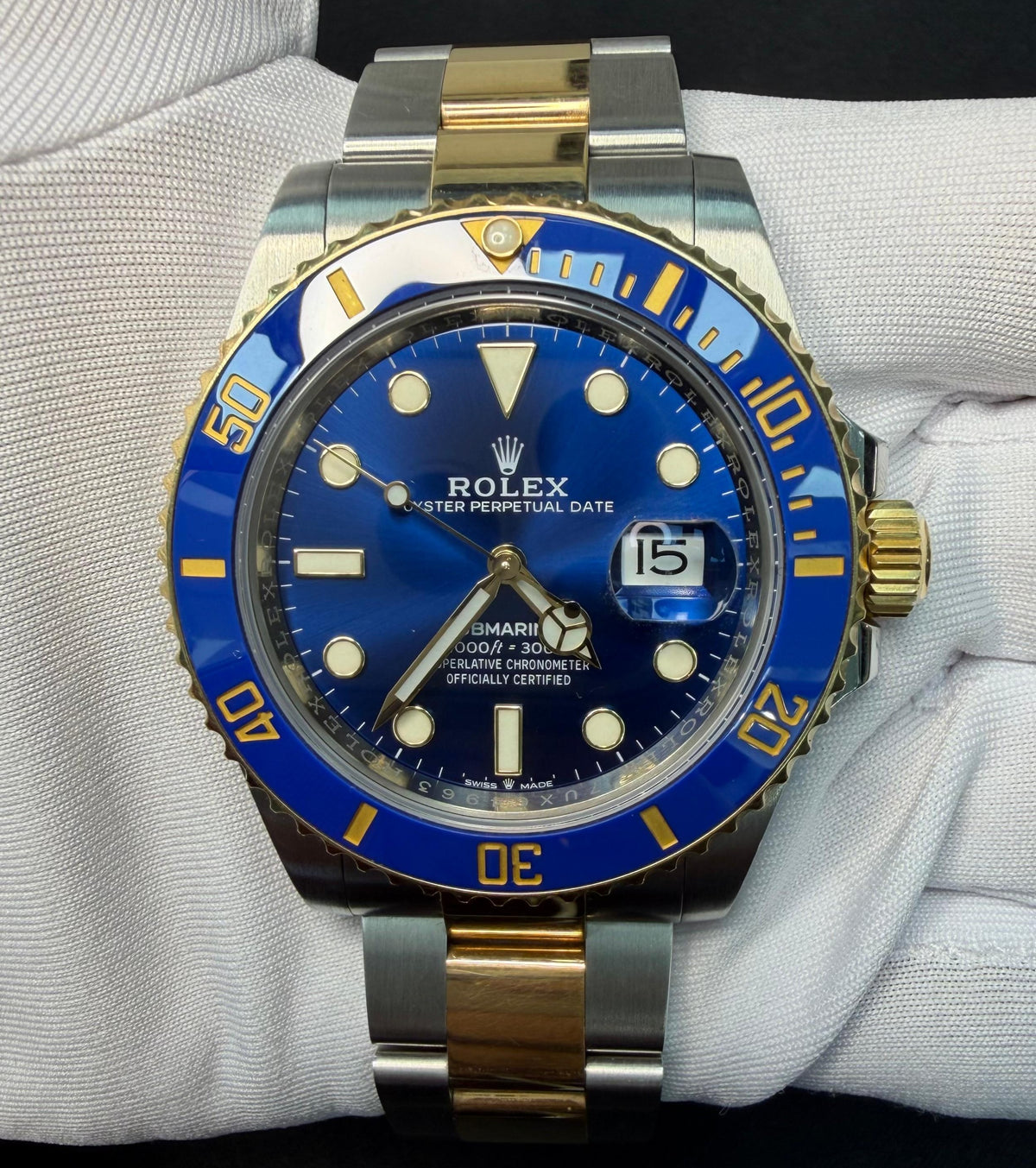 ROLEX SUBMARINER DATE 126613LB — view 2 — Laura Milman New York