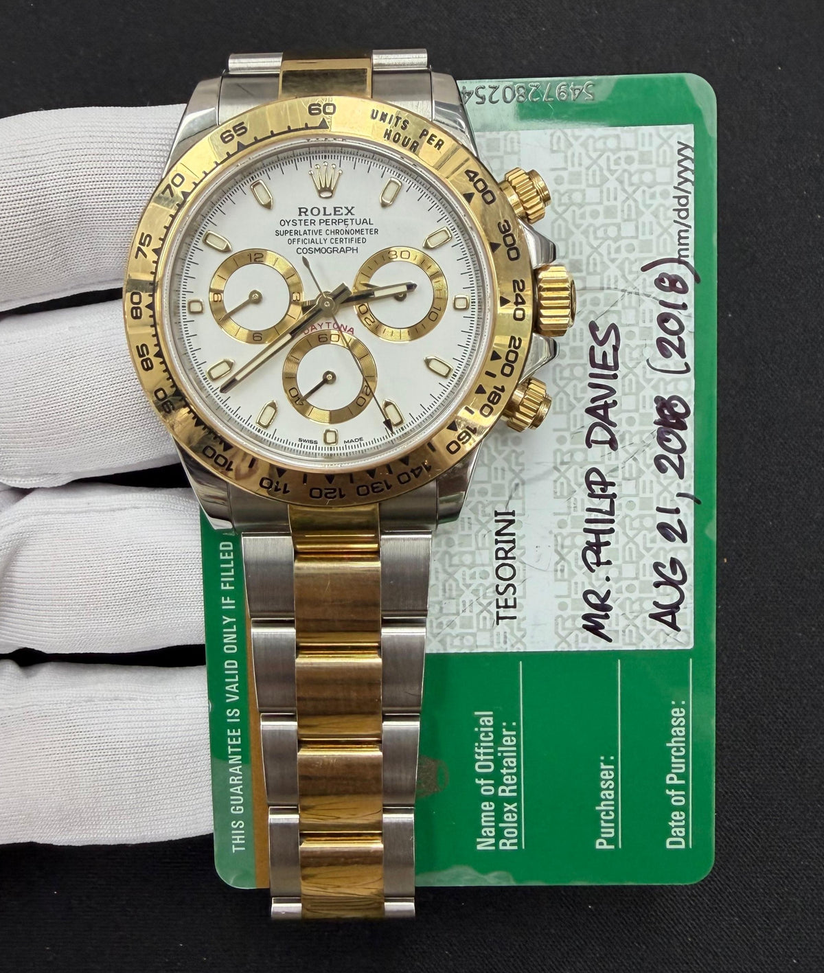 ROLEX DAYTONA 116503 — view 3 — Laura Milman New York