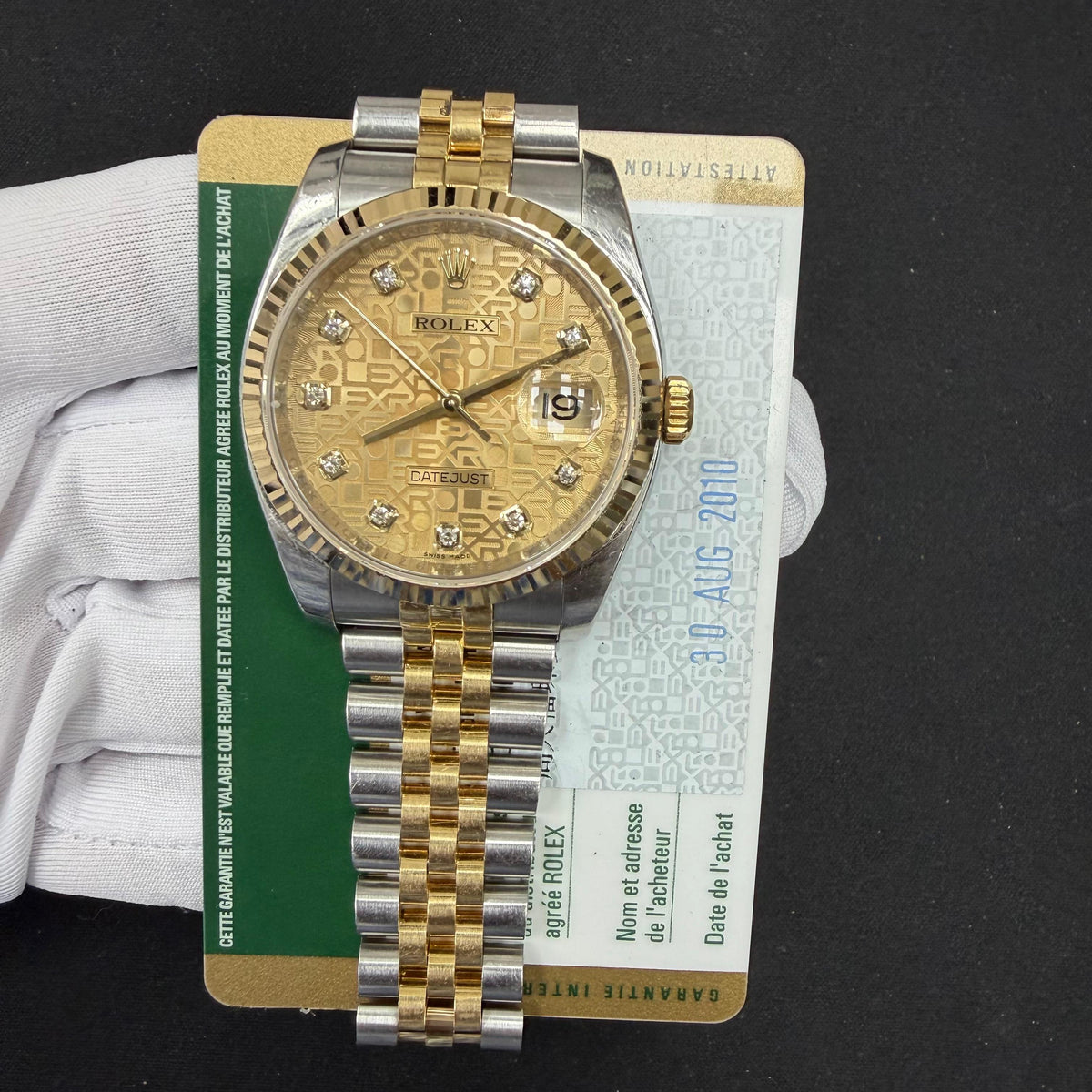 ROLEX DATEJUST 116233 — view 3 — Laura Milman New York