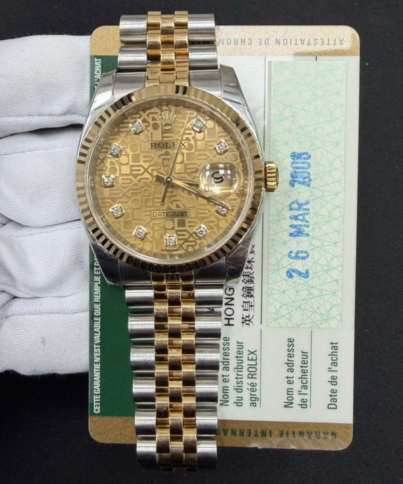 ROLEX DATEJUST 116233 — view 3 — Laura Milman New York