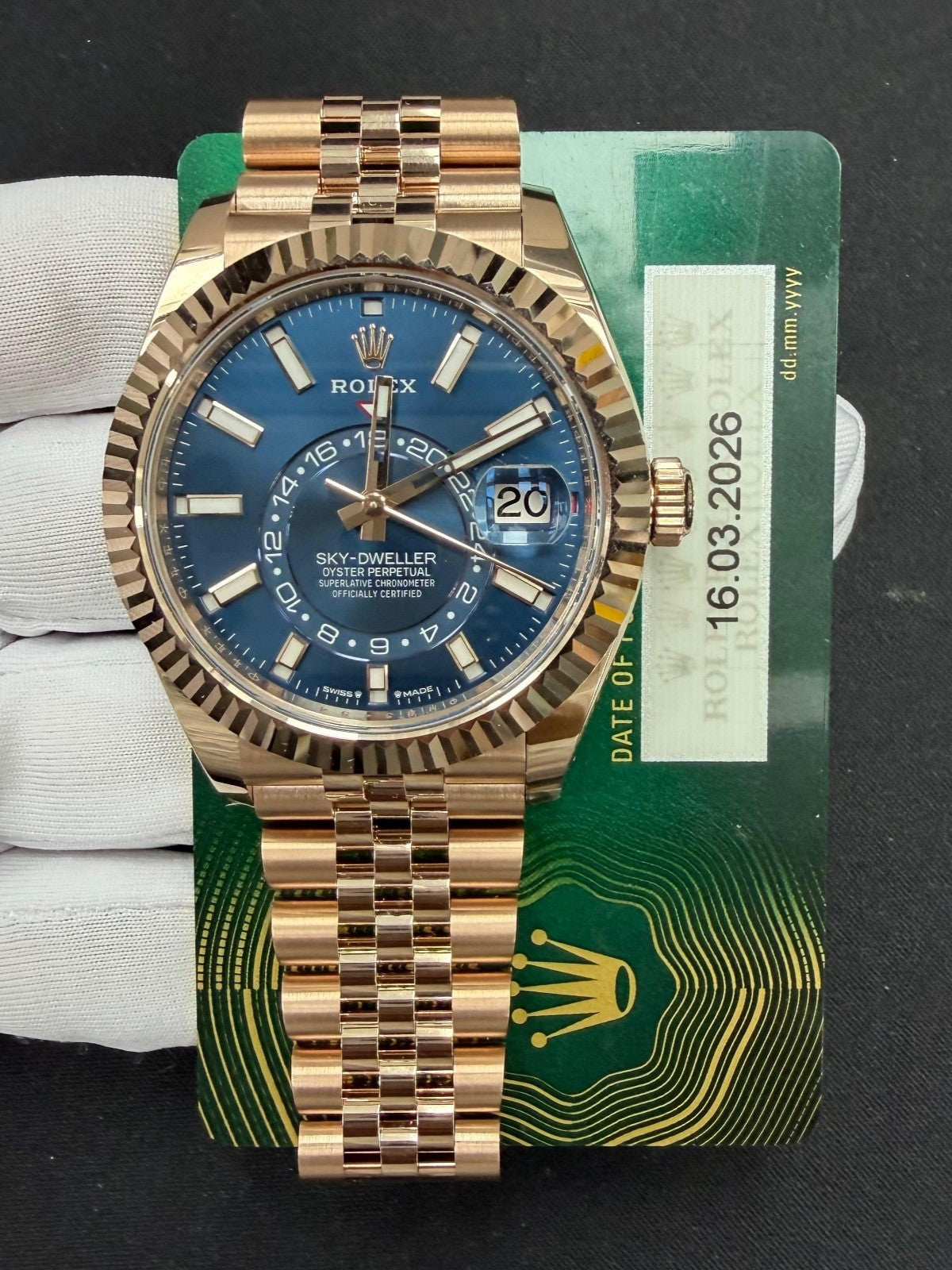 ROLEX SKY DWELLER 336935 — view 3 — Laura Milman New York