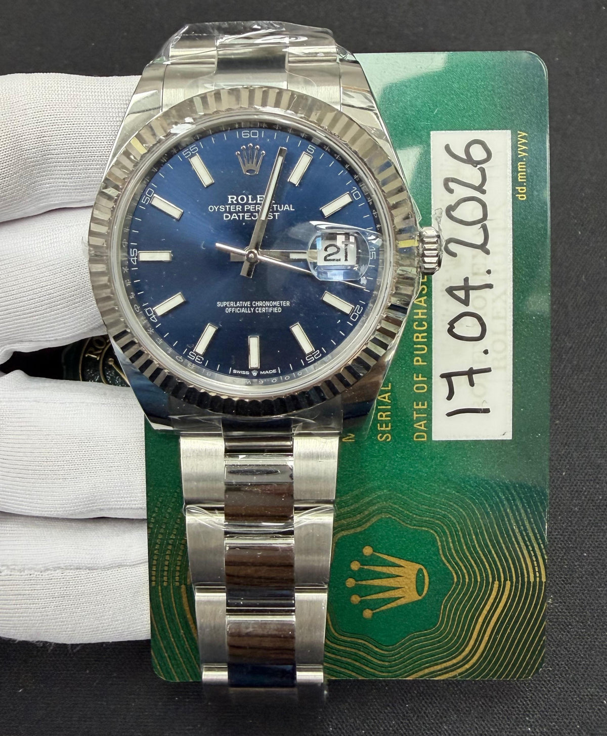 ROLEX DATEJUST 126334 — view 3 — Laura Milman New York