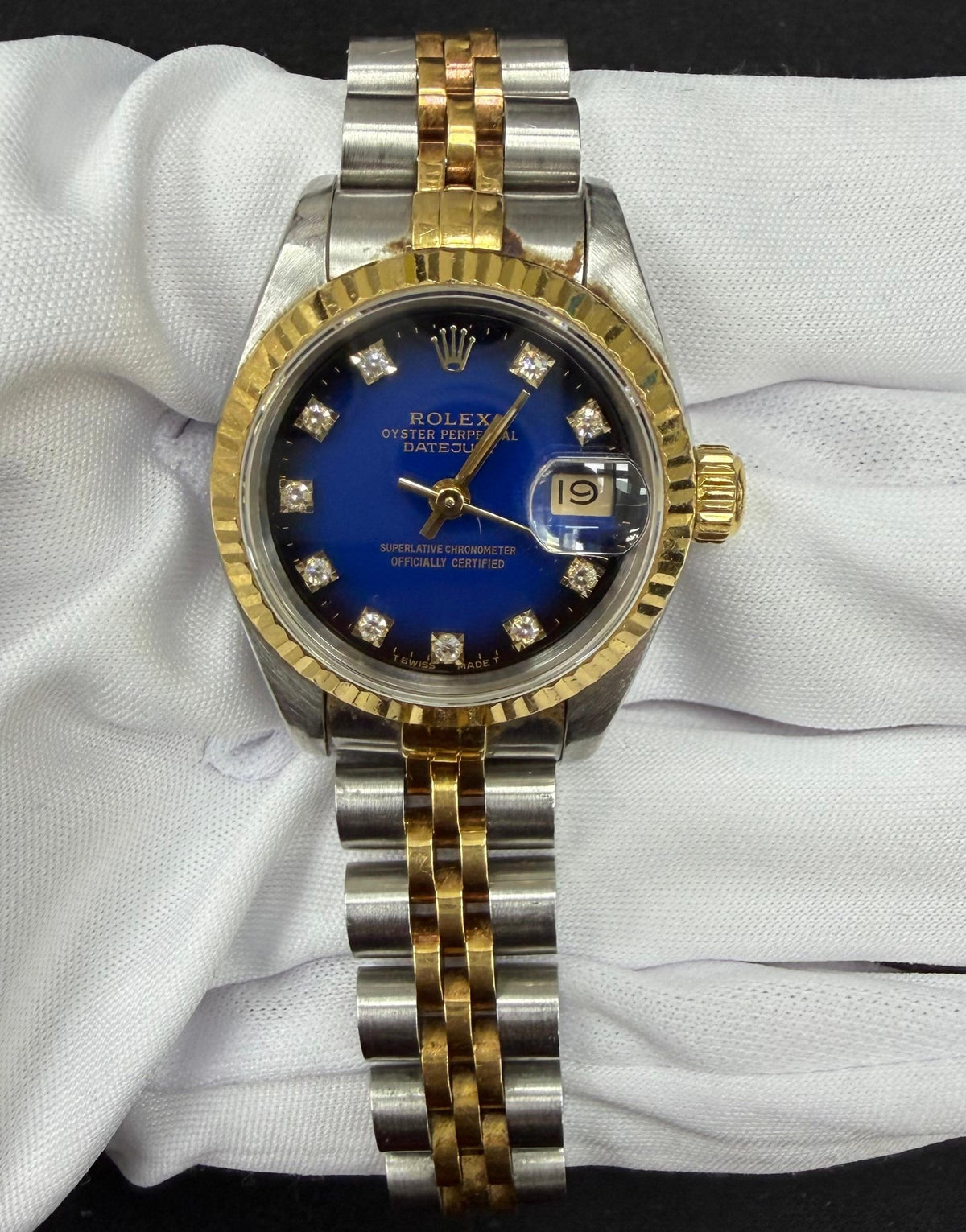 ROLEX LADY DATE JUST 69173G — view 2 — Laura Milman New York