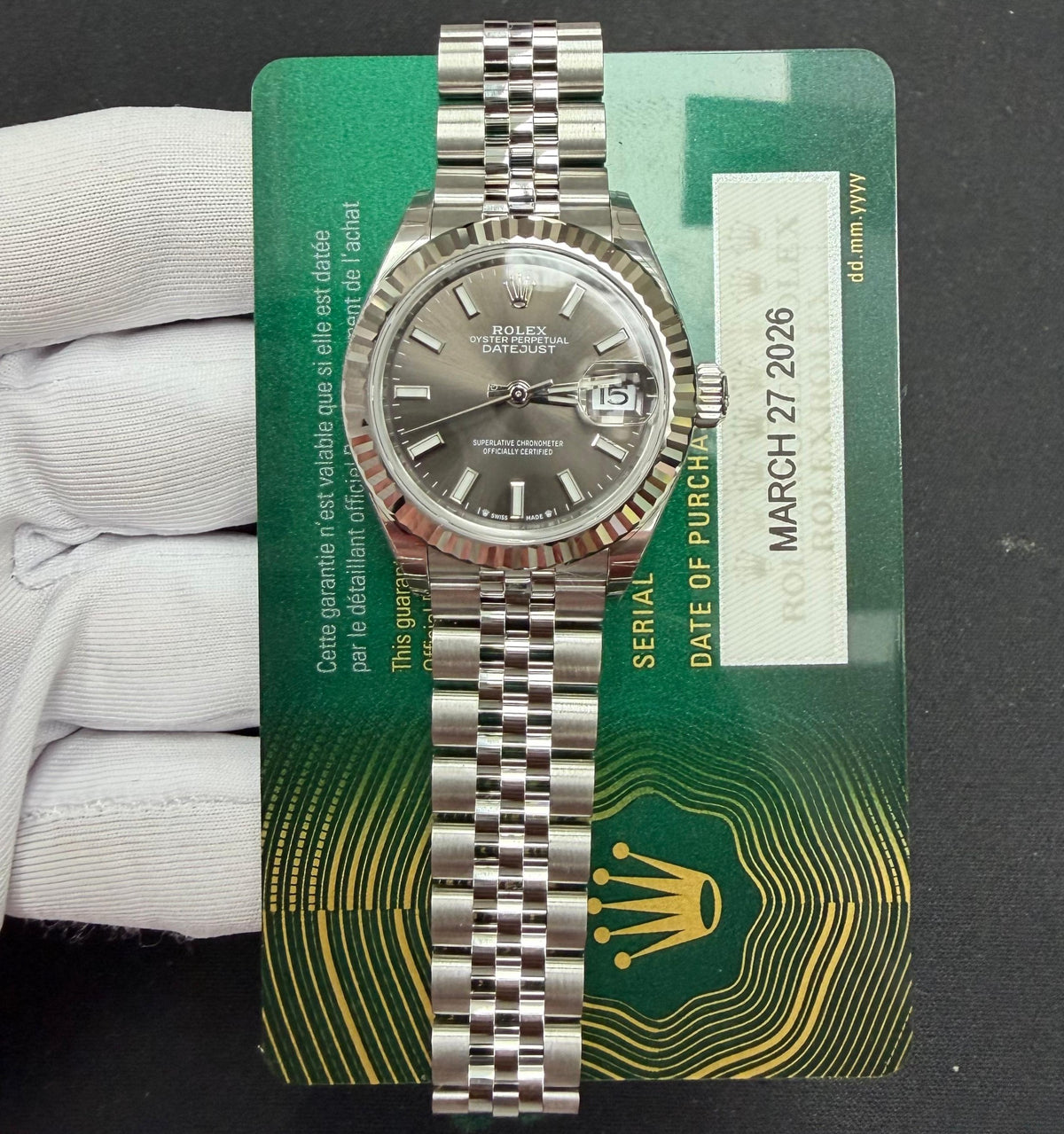 ROLEX LADY DATE JUST 279174 — view 3 — Laura Milman New York