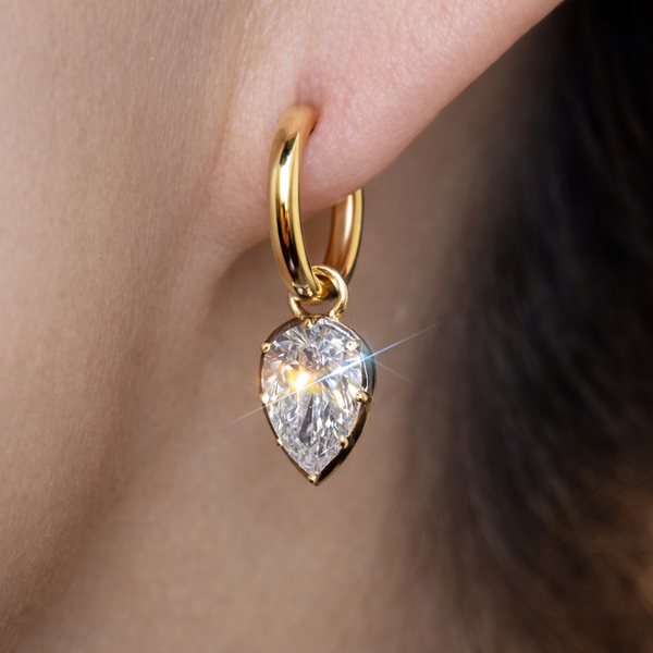 Tear Drop Earrings (Lab Grown) - Laura Milman New York