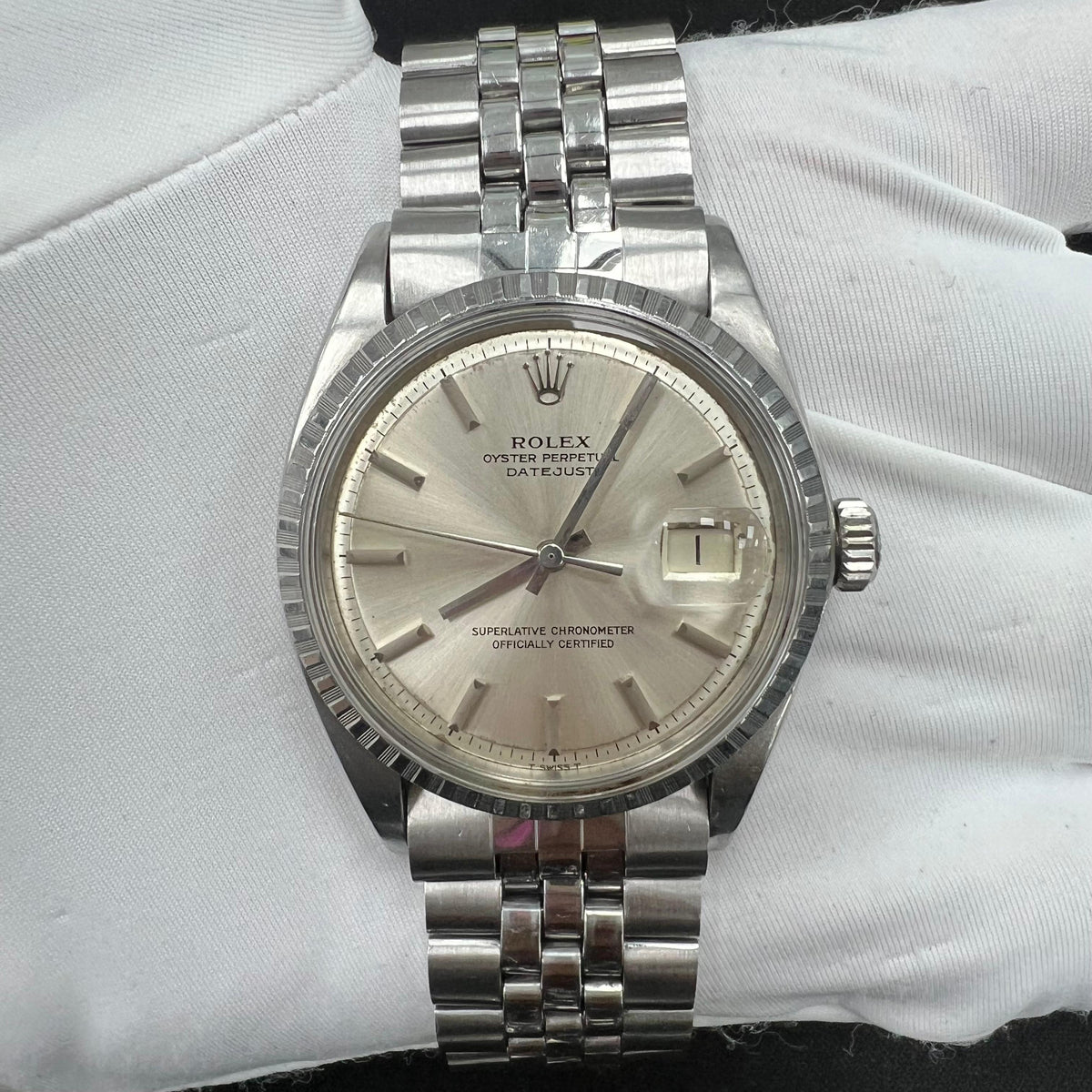 ROLEX DATEJUST 1603 — view 2 — Laura Milman New York