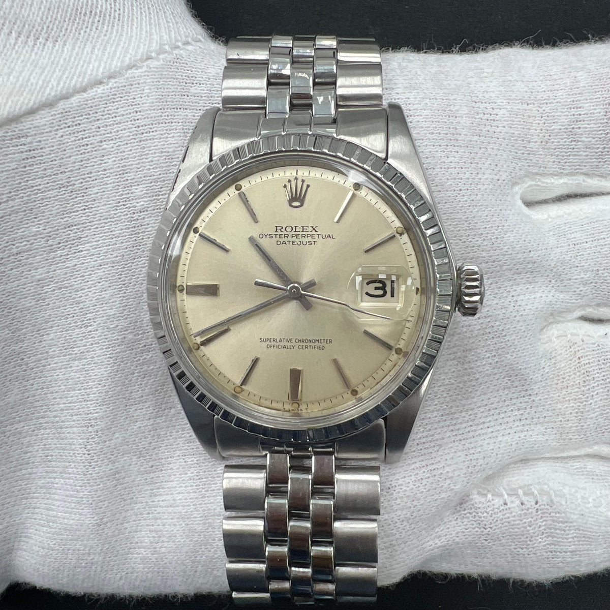 ROLEX DATEJUST 1603 — view 2 — Laura Milman New York