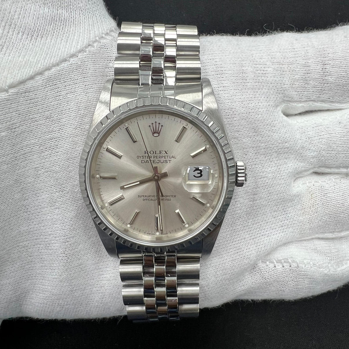 ROLEX DATEJUST 16220 — view 2 — Laura Milman New York