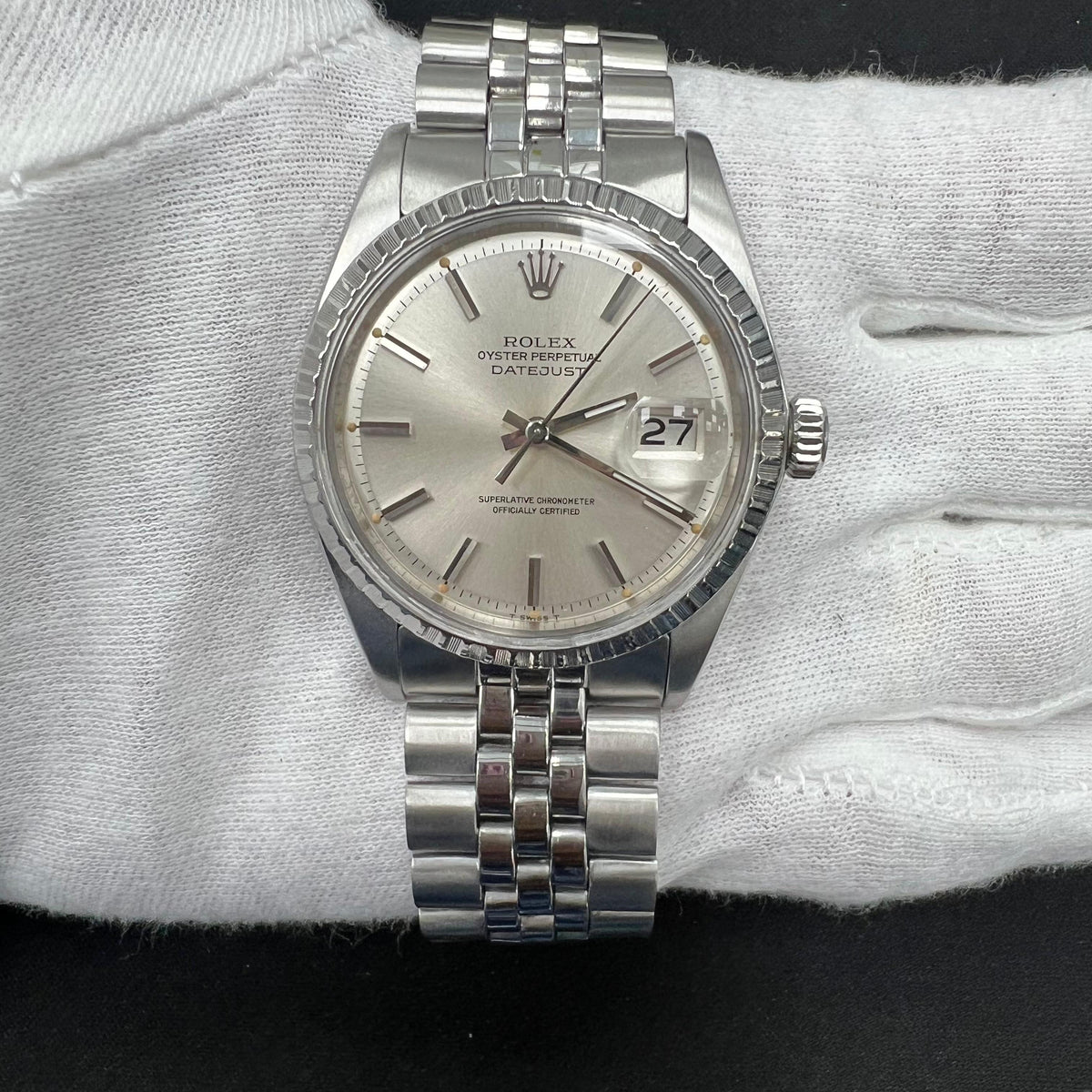 ROLEX DATEJUST 1603 — view 2 — Laura Milman New York