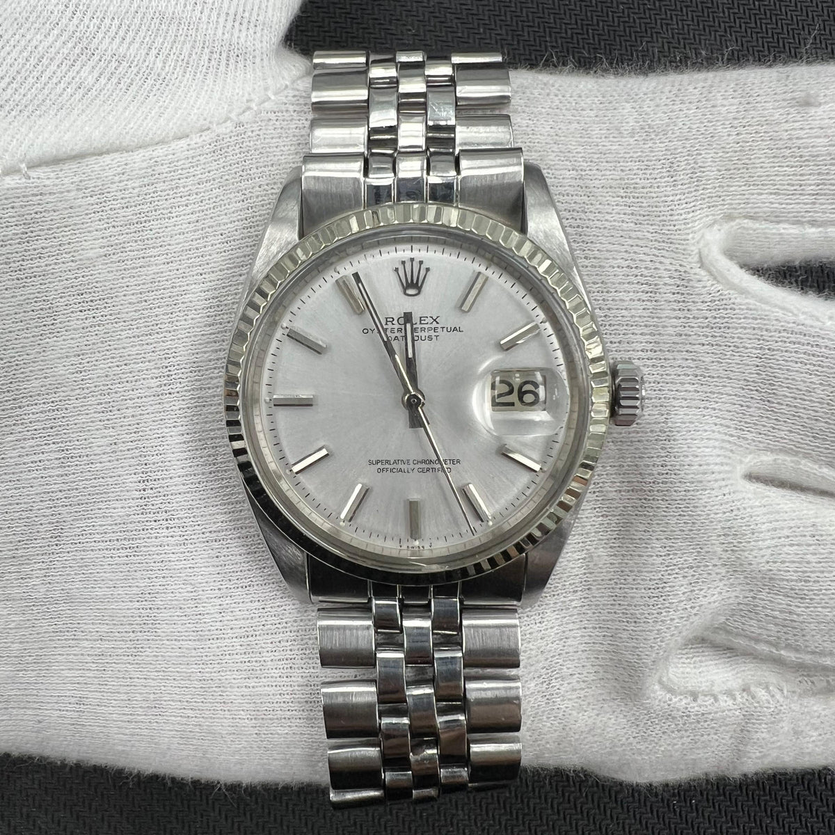 ROLEX DATEJUST 1601 — view 2 — Laura Milman New York