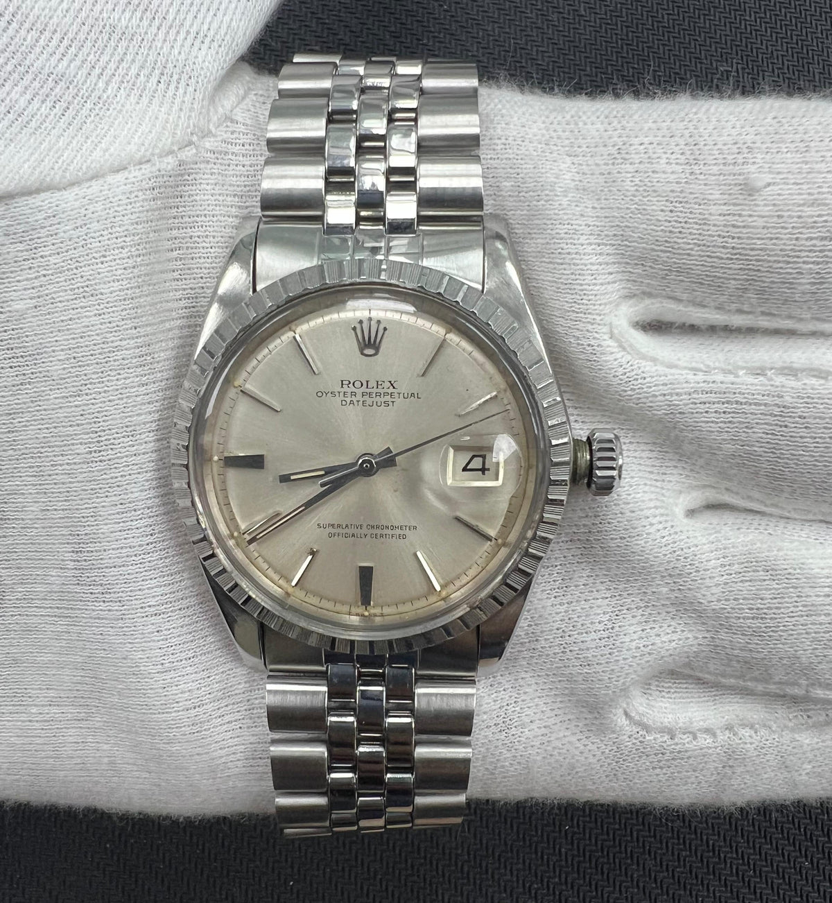 ROLEX DATEJUST 1603 — view 2 — Laura Milman New York