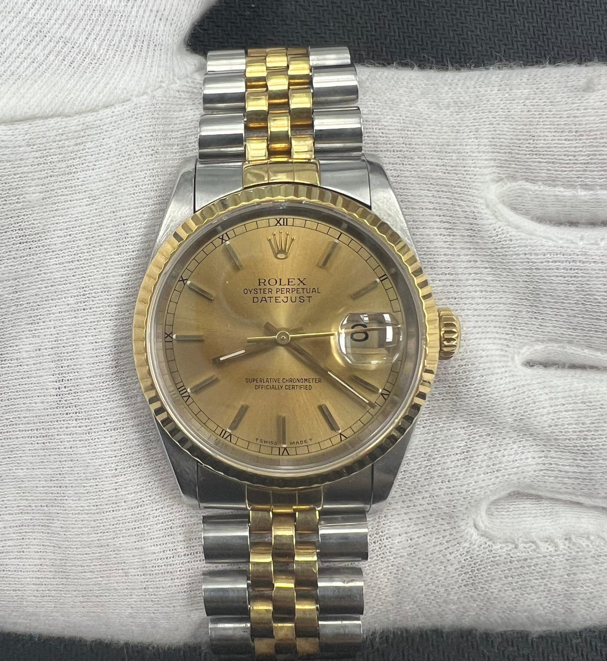 ROLEX DATEJUST 16233 — view 2 — Laura Milman New York
