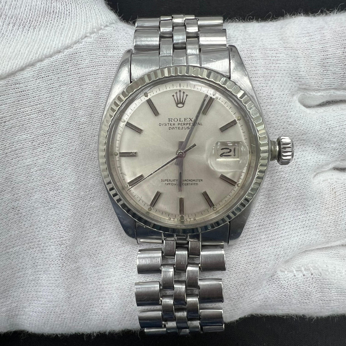 ROLEX DATEJUST 1601 — view 2 — Laura Milman New York
