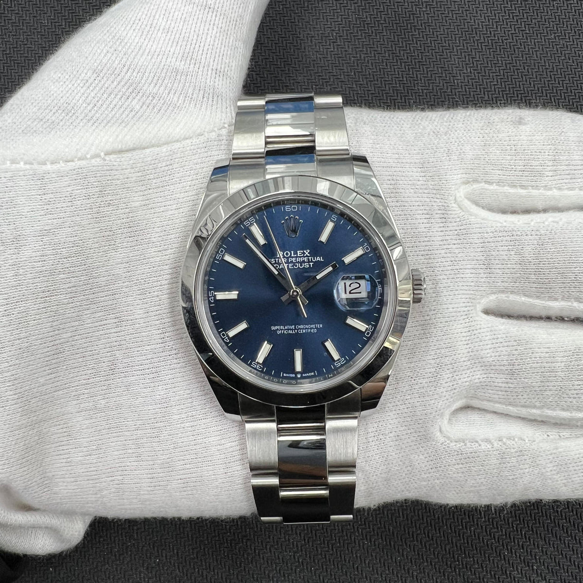 ROLEX DATEJUST 126300 — view 2 — Laura Milman New York