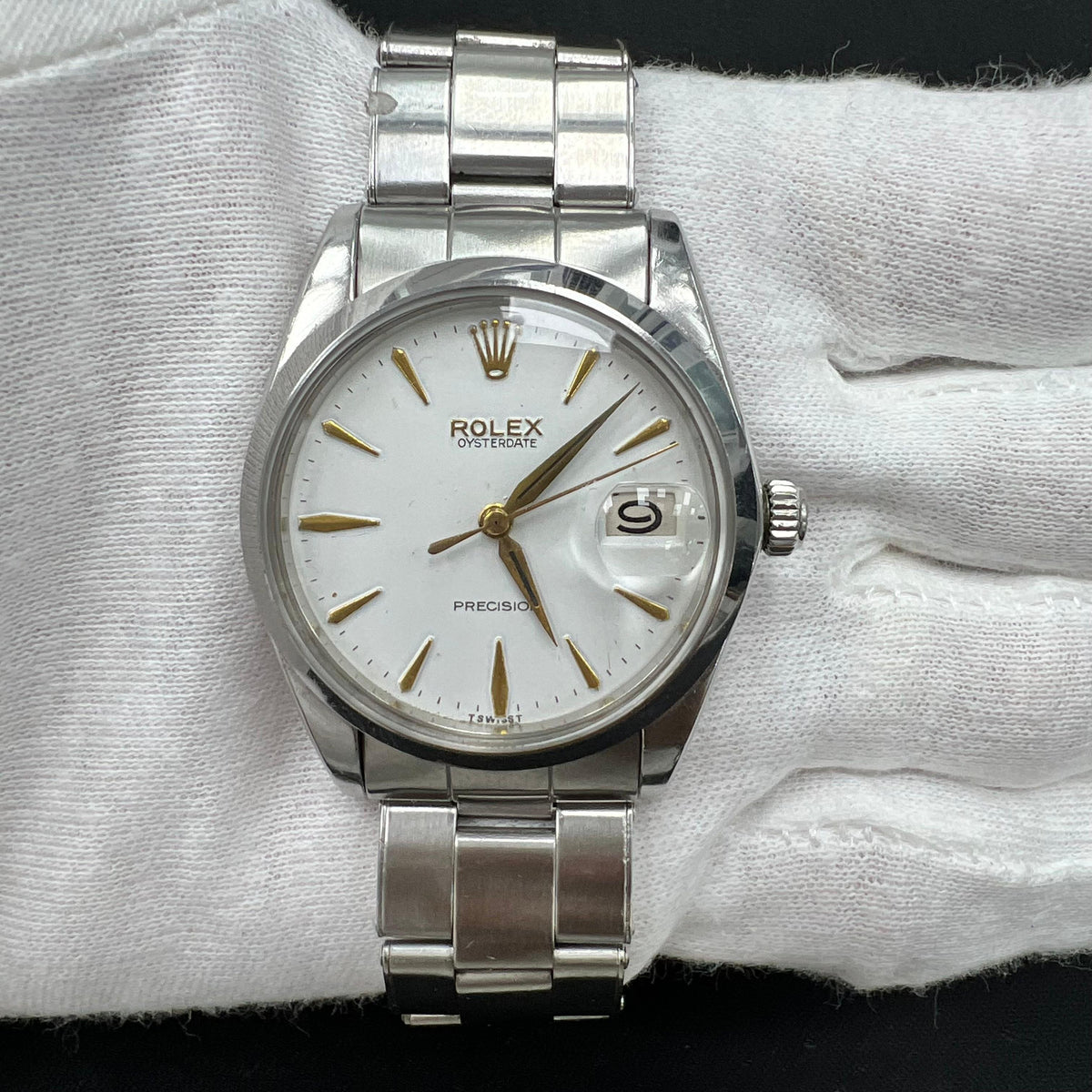 ROLEX PRECISION 6694WH — view 2 — Laura Milman New York