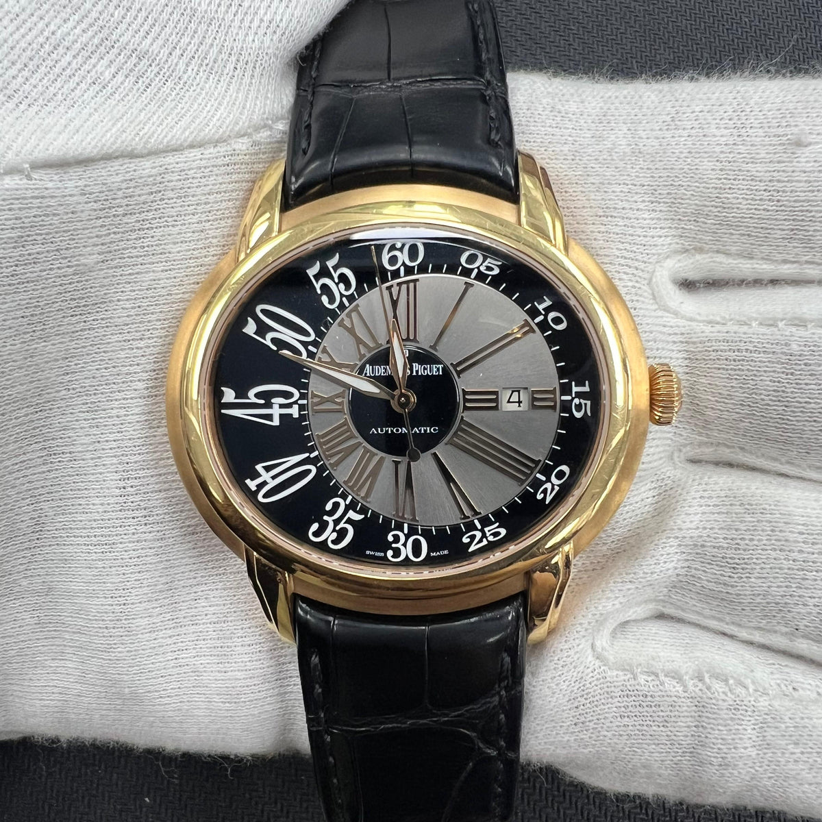 AUDEMARS PIGUET MILLENARY 15320BC.OO.D002CR.01 — view 2 — Laura Milman New York