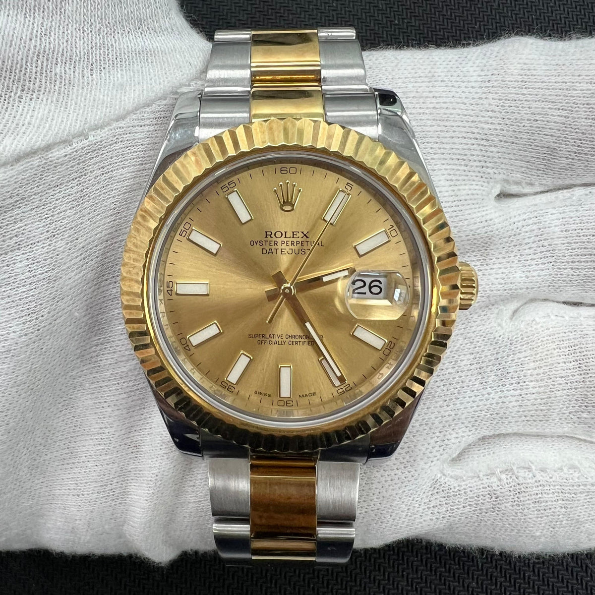 ROLEX DATEJUST II 116333 — view 2 — Laura Milman New York