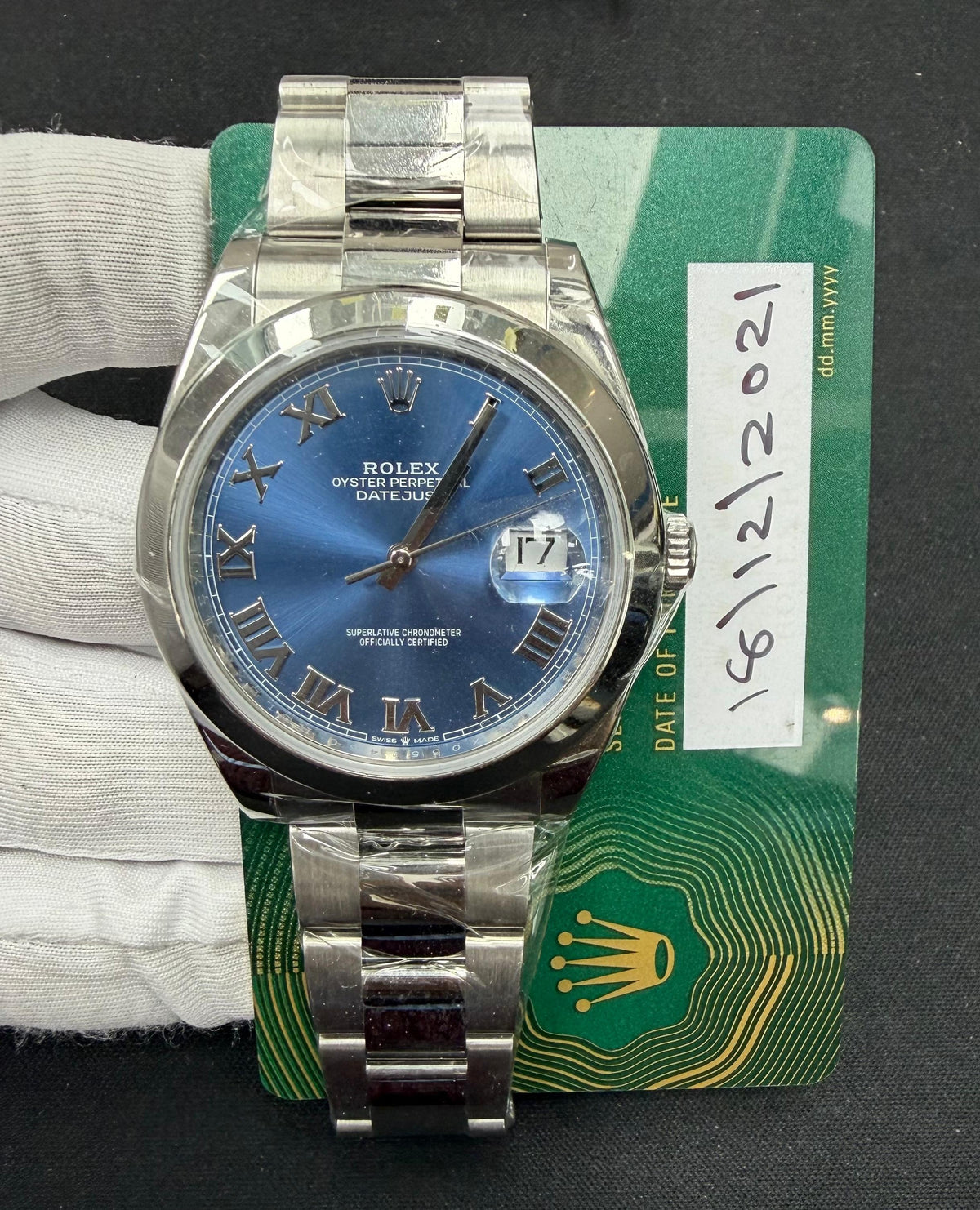 ROLEX DATEJUST 126300 — view 3 — Laura Milman New York