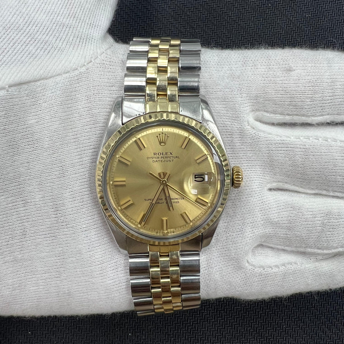 ROLEX DATEJUST 1601 — view 2 — Laura Milman New York