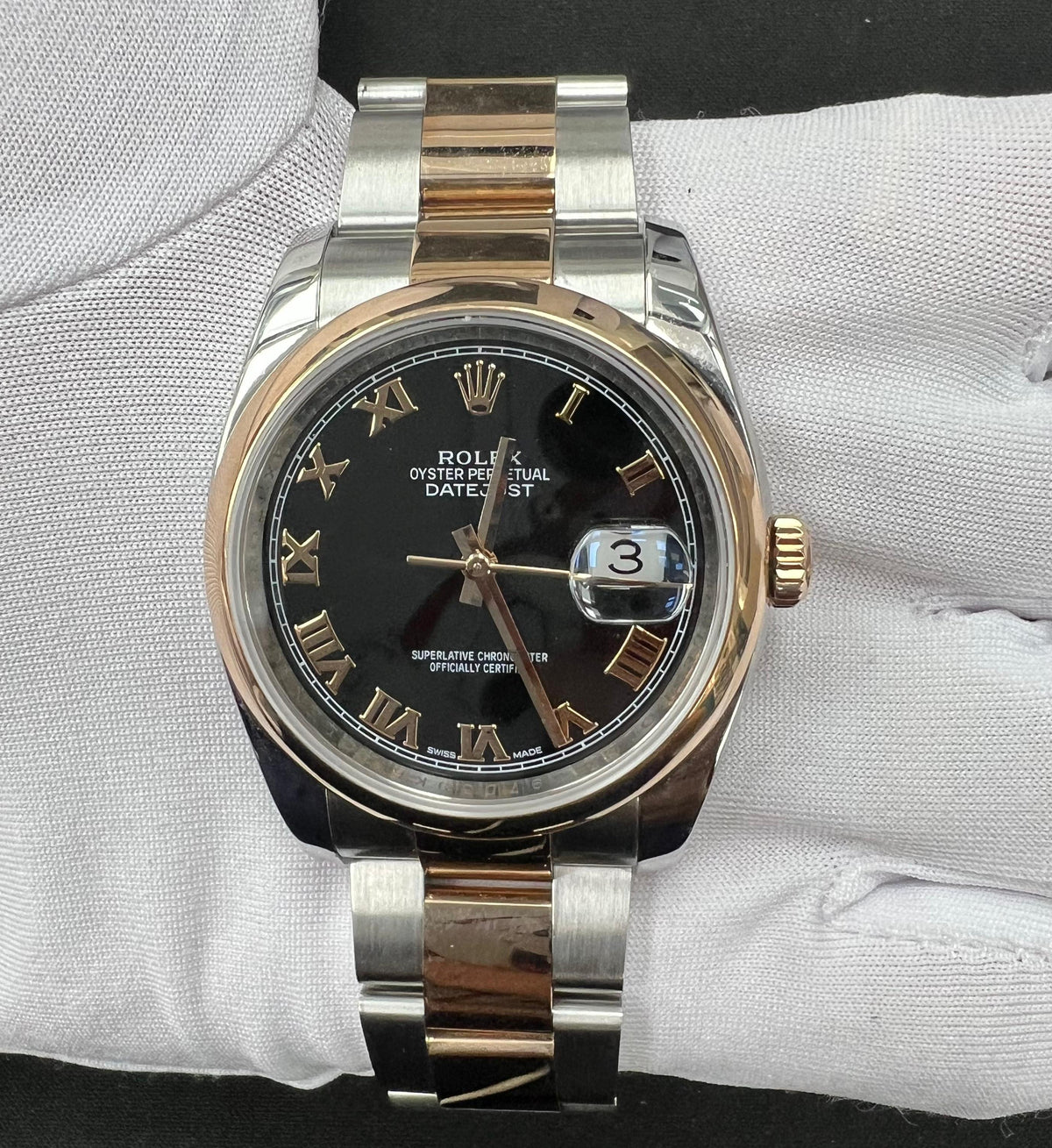 ROLEX DATEJUST 116201 — view 2 — Laura Milman New York