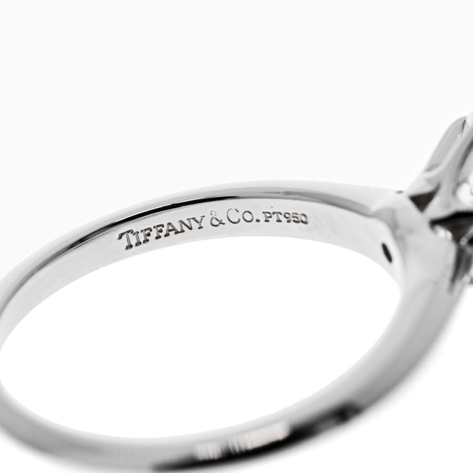 Tiffany Platinum 2.11ct F VVS2 Diamond Engagement Ring Sz 6