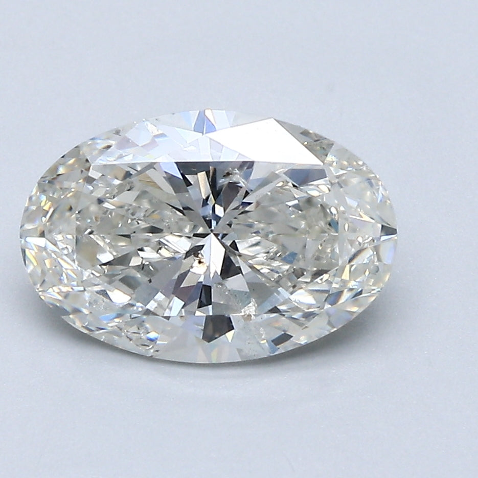 2.01ct Oval Natural Diamond — H SI2, GIA Certified