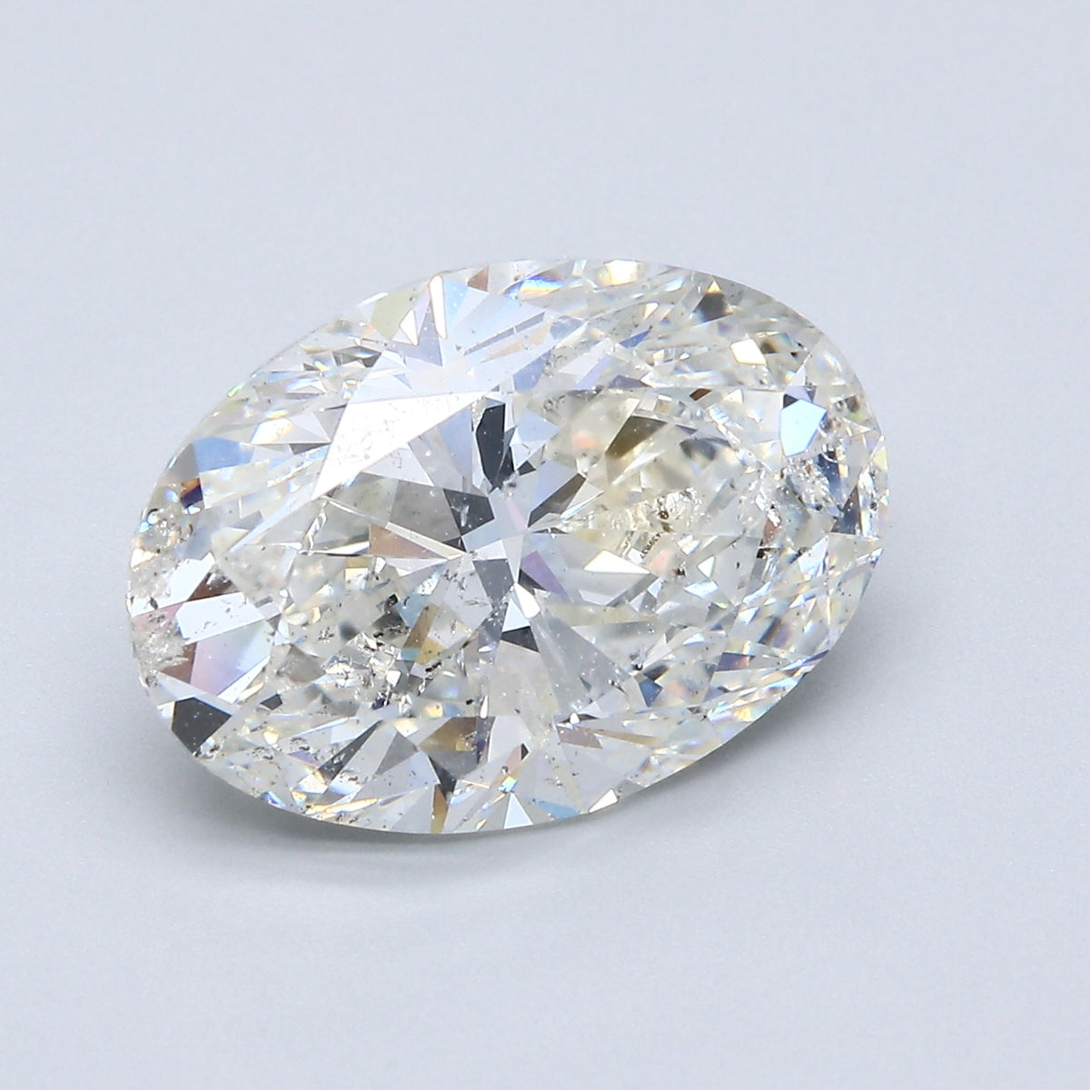 6.05ct Oval Natural Diamond — H SI2, GIA Certified