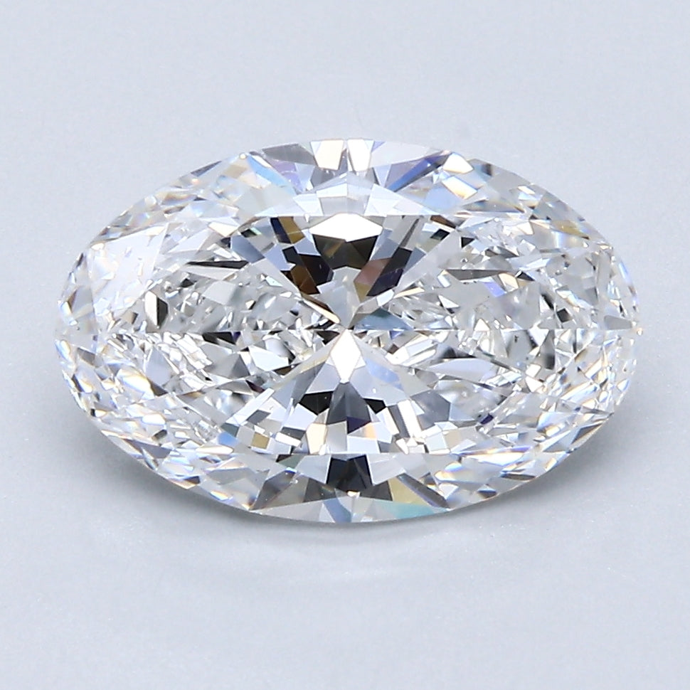 2.55ct Oval Natural Diamond — D VS2, GIA Certified