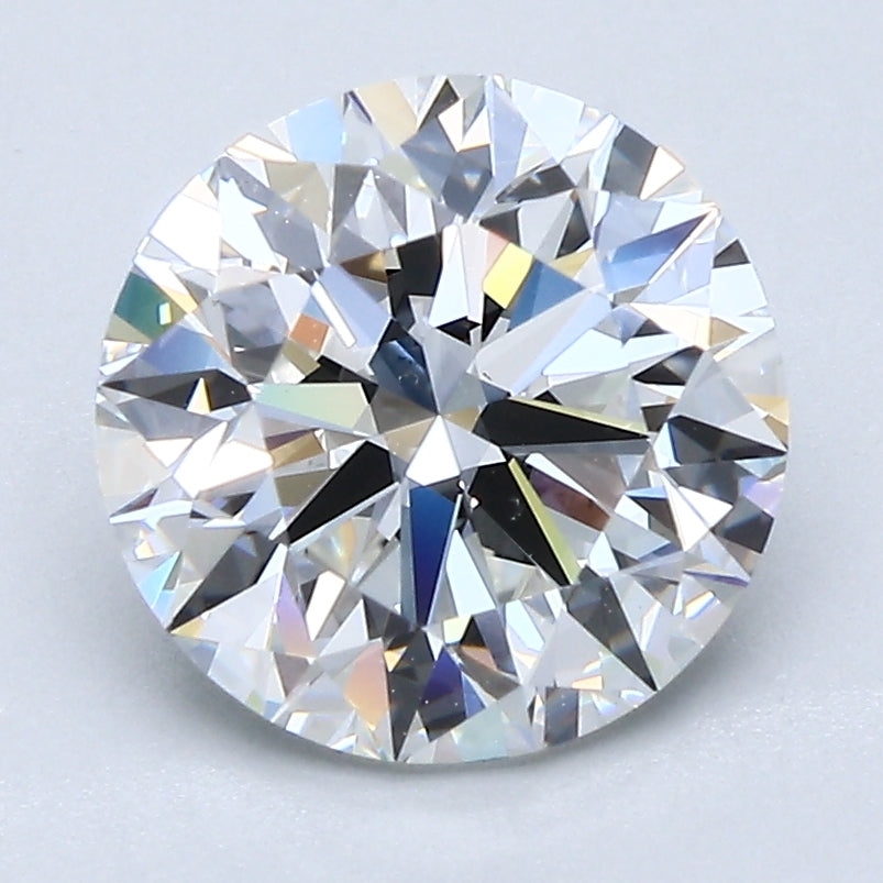 2.7ct Round Natural Diamond — F VS2, GIA Certified