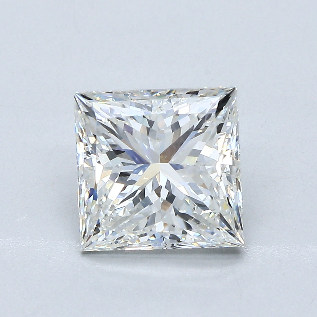 2.51ct Princess Natural Diamond — H SI1, GIA Certified